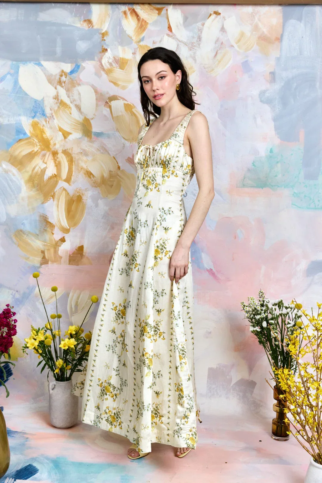 Adrianna Maxi Dress in Estelle Floral Print - Image 7