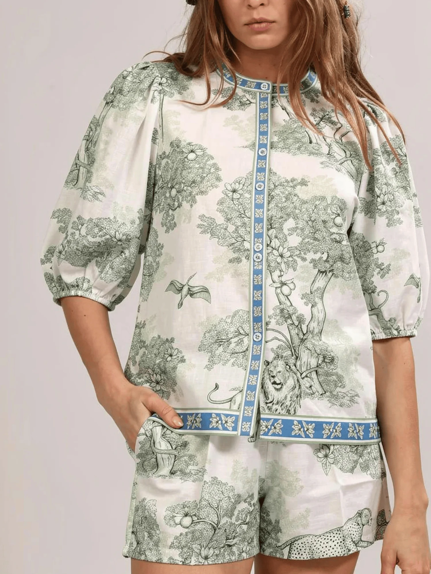 Africa Green Balloon Shirt - Image 2