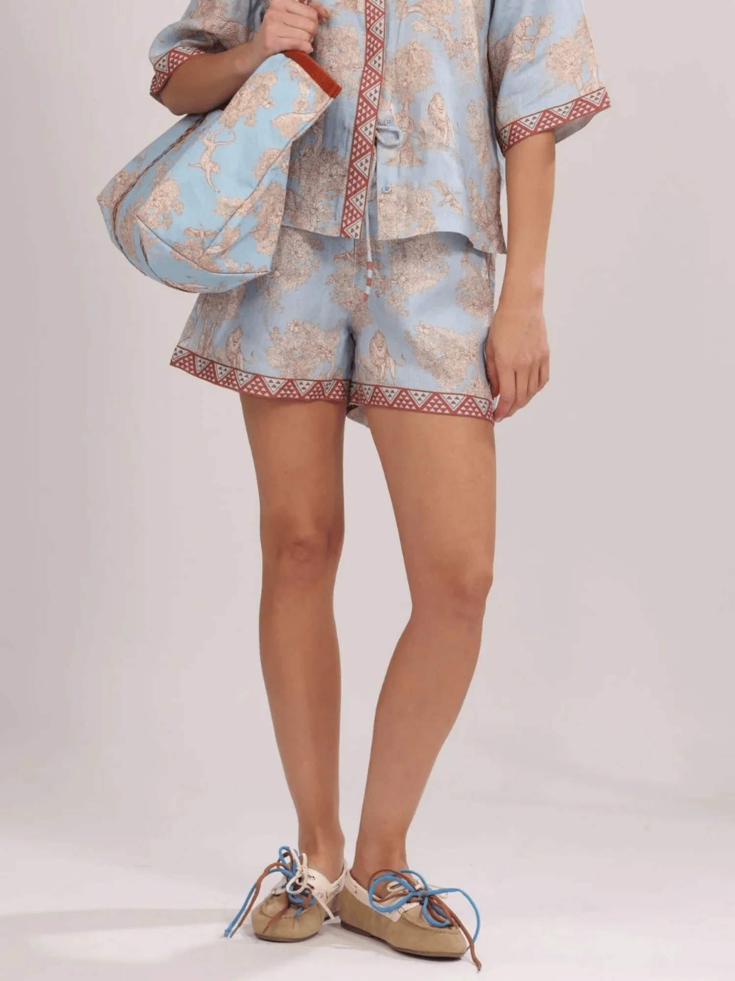 Africa Light Blue Shorts - Image 3