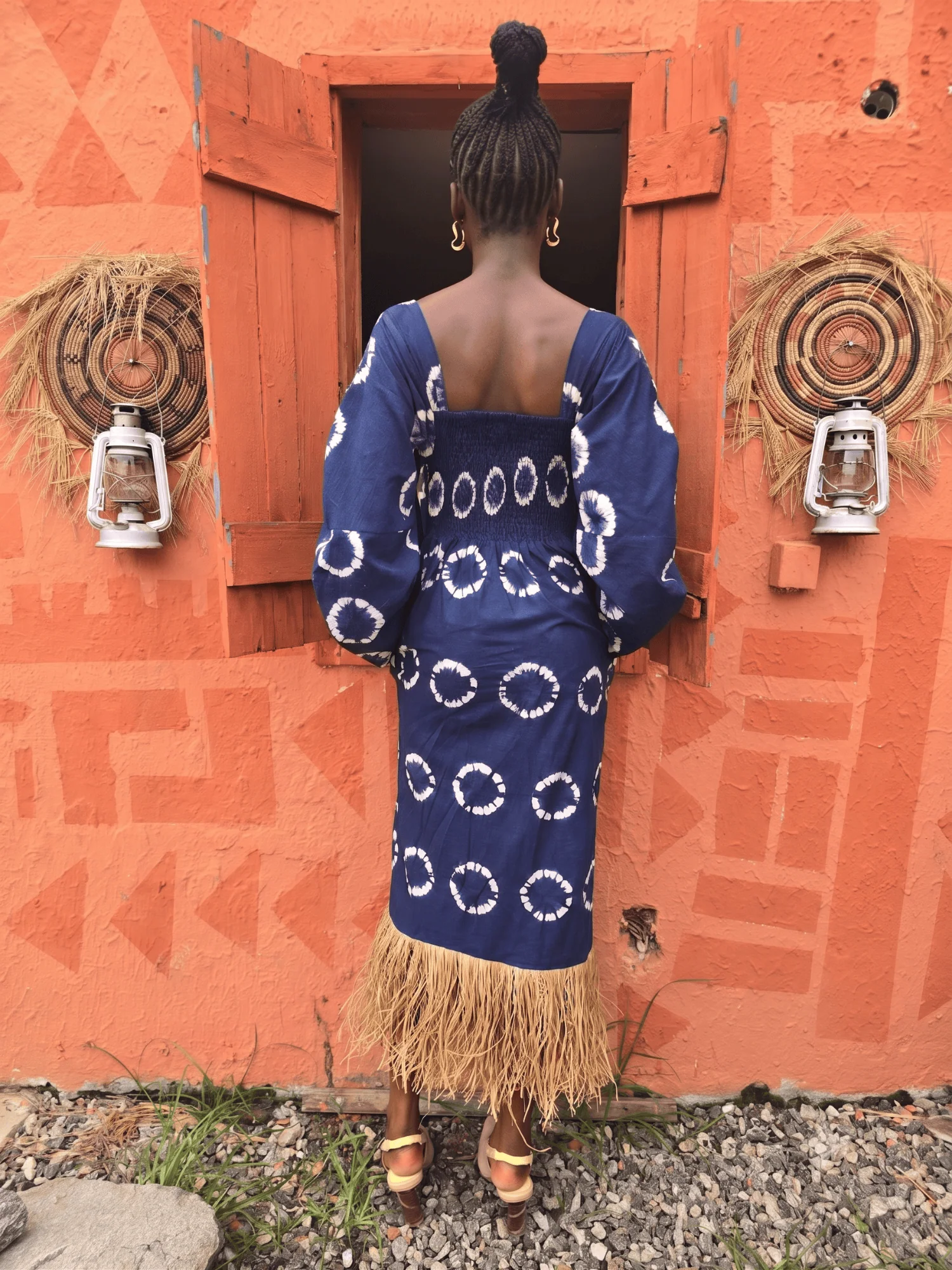 Ajoke Dress in Blue - Image 2