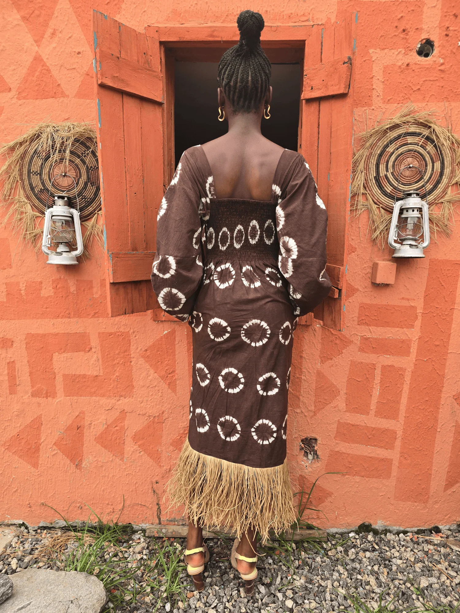 Ajoke Dress in Brown - Image 2