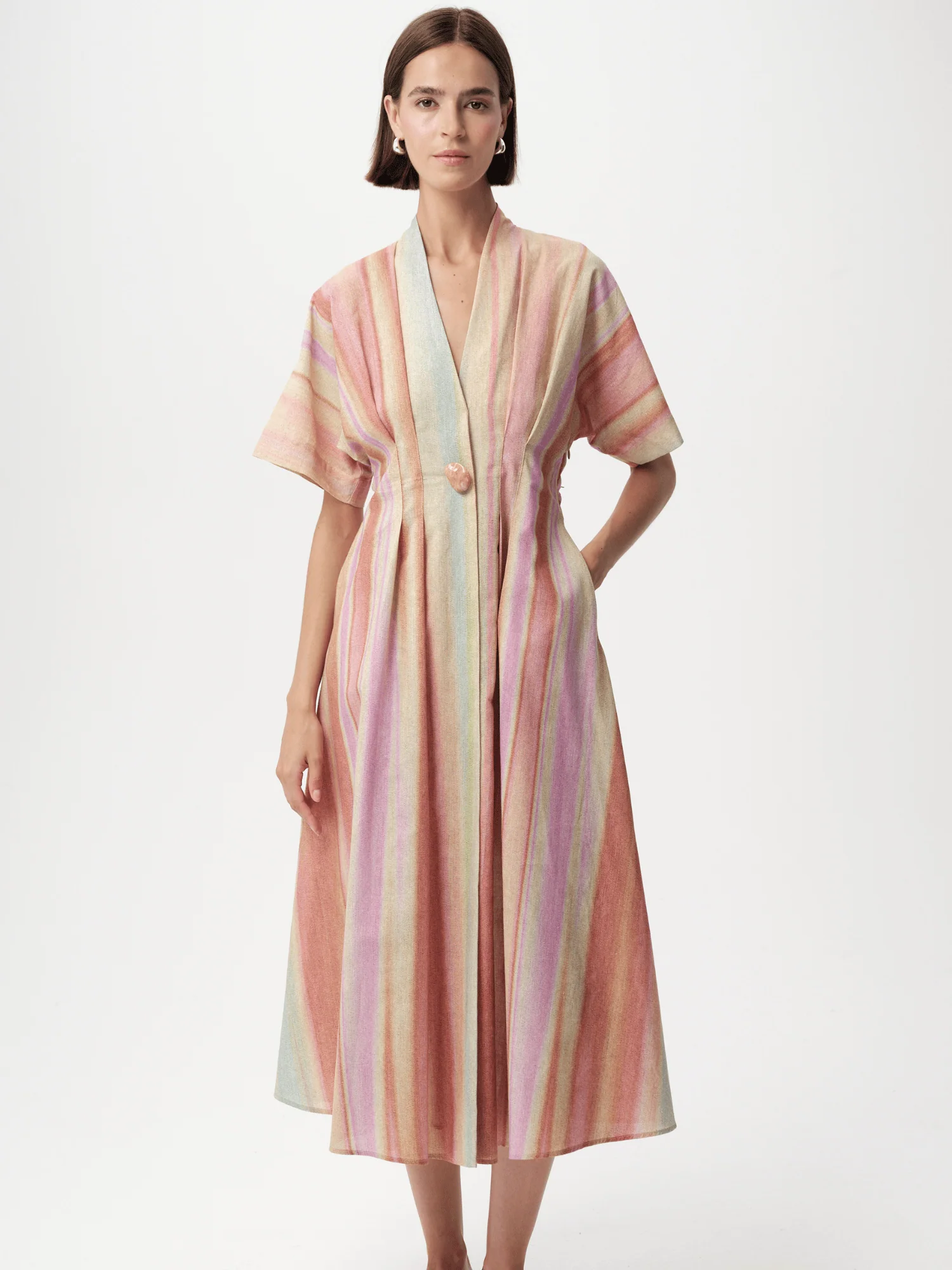 Angilia Dress in Multicolor - Image 2