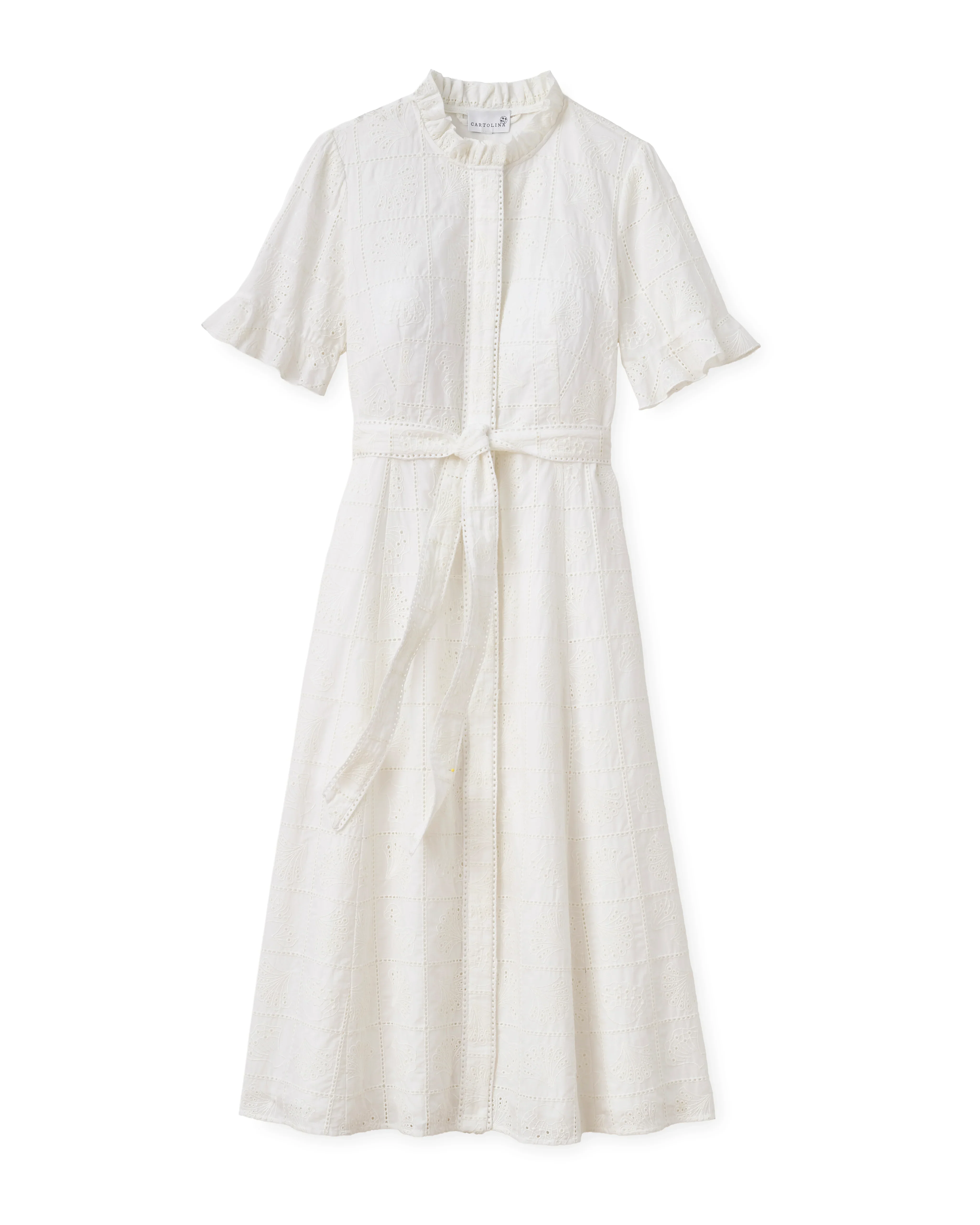 Aria Dress in Soft White - Image 4