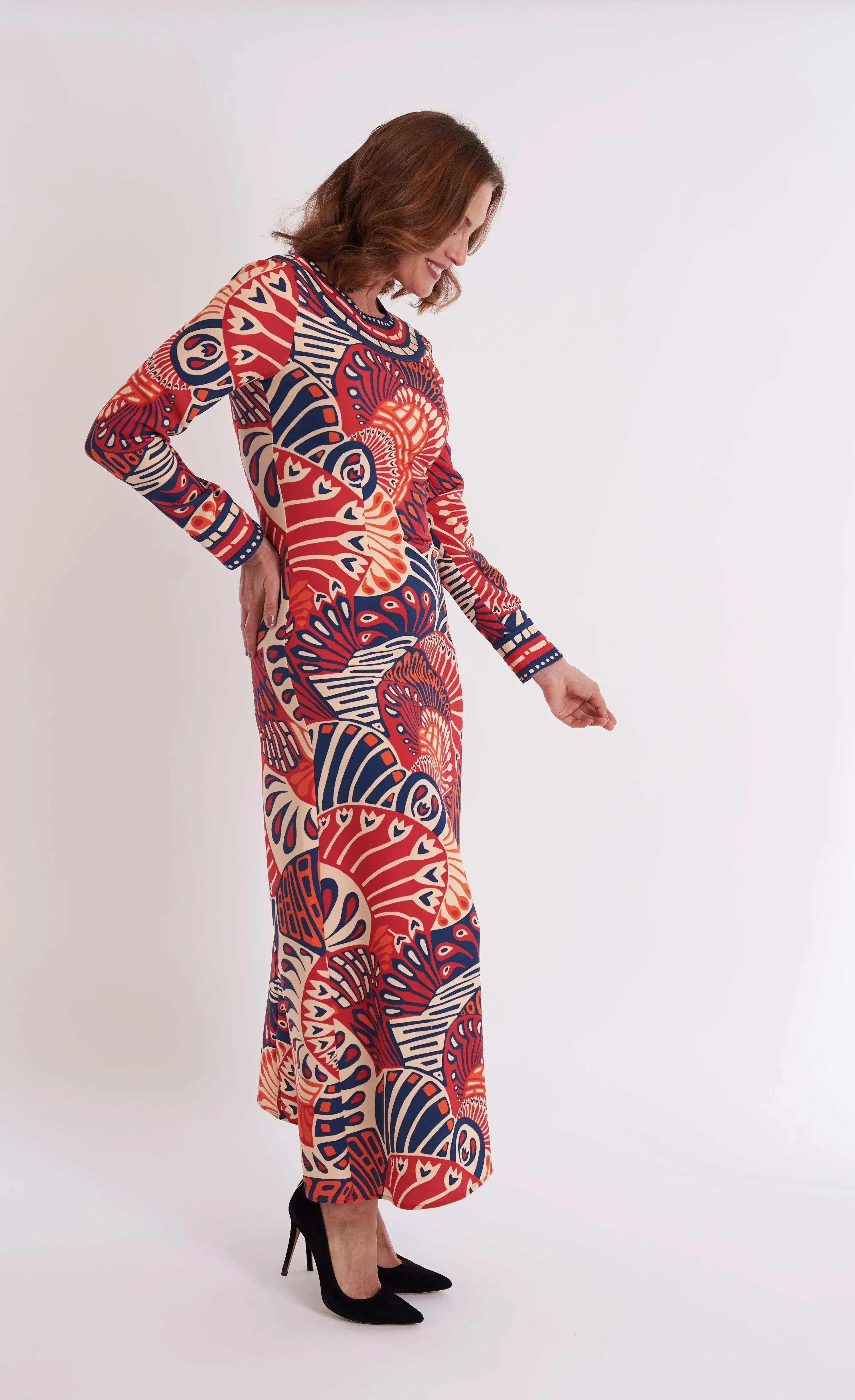 Arianne Dress in Paddle Sienna - Image 2
