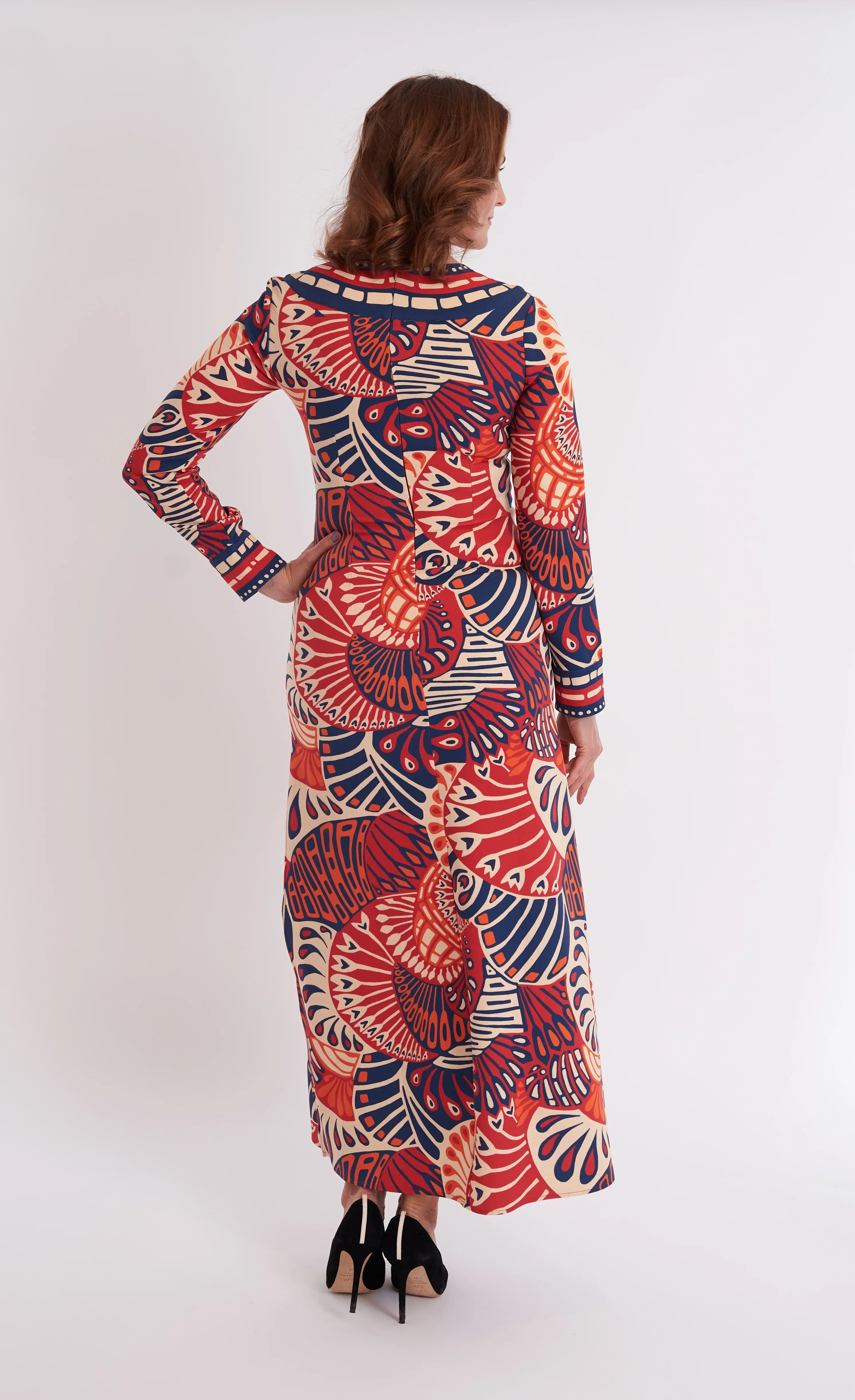 Arianne Dress in Paddle Sienna - Image 3