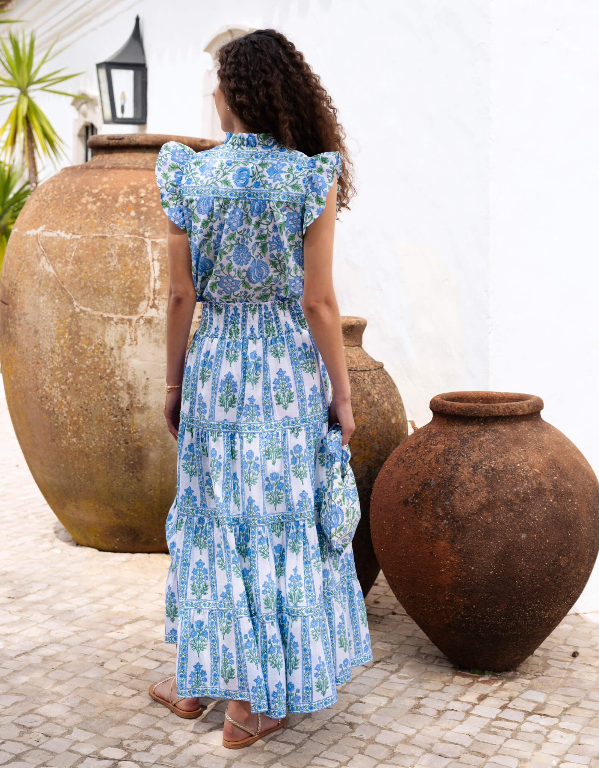 Arles Skirt in Meadow Border - Image 3
