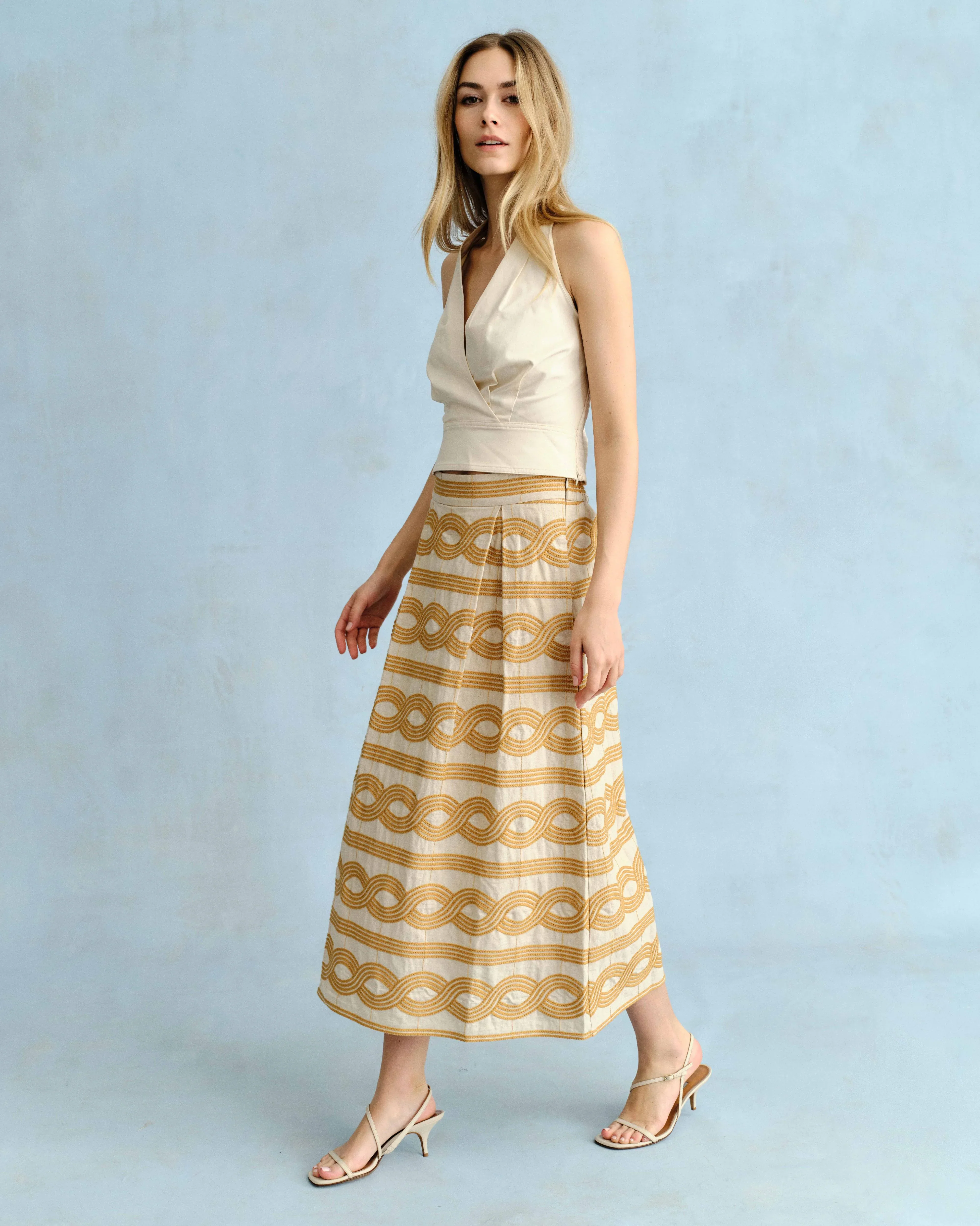 Bea Skirt in Goldenrod - Image 2