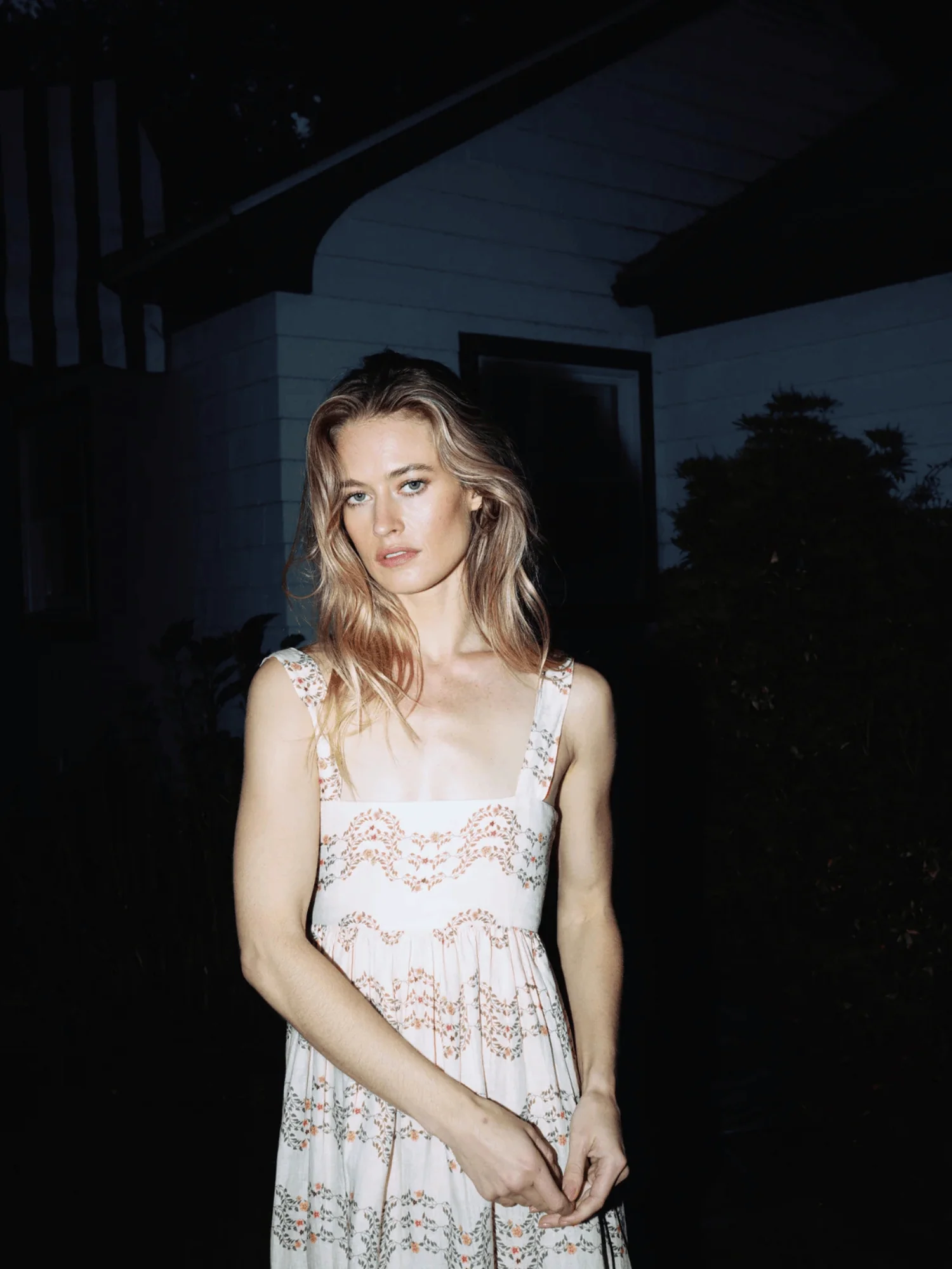 Beatrice Dress in Floral Trellis - Image 5