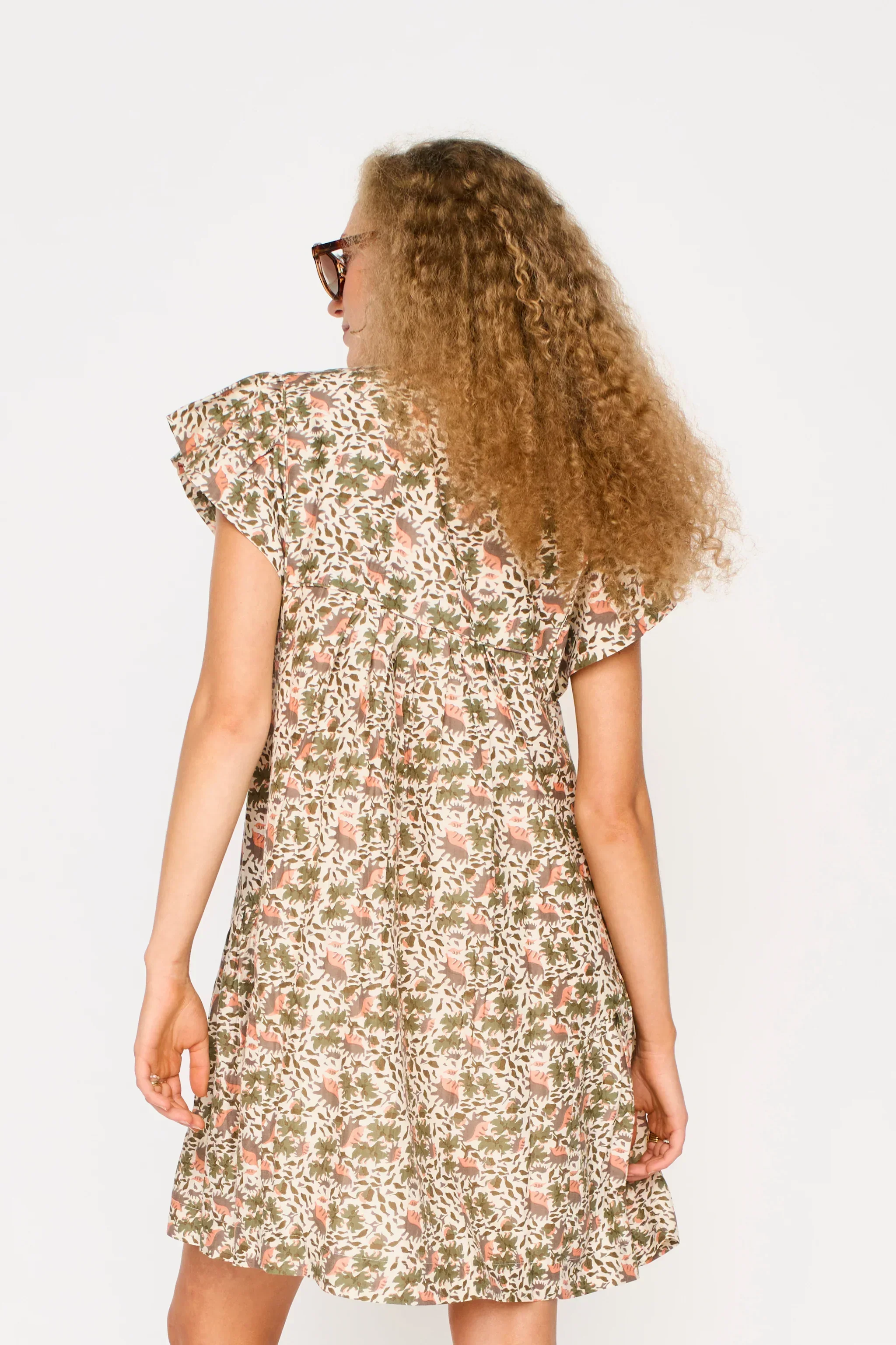 Belem Short Dress in Pink Cowrie - Image 5