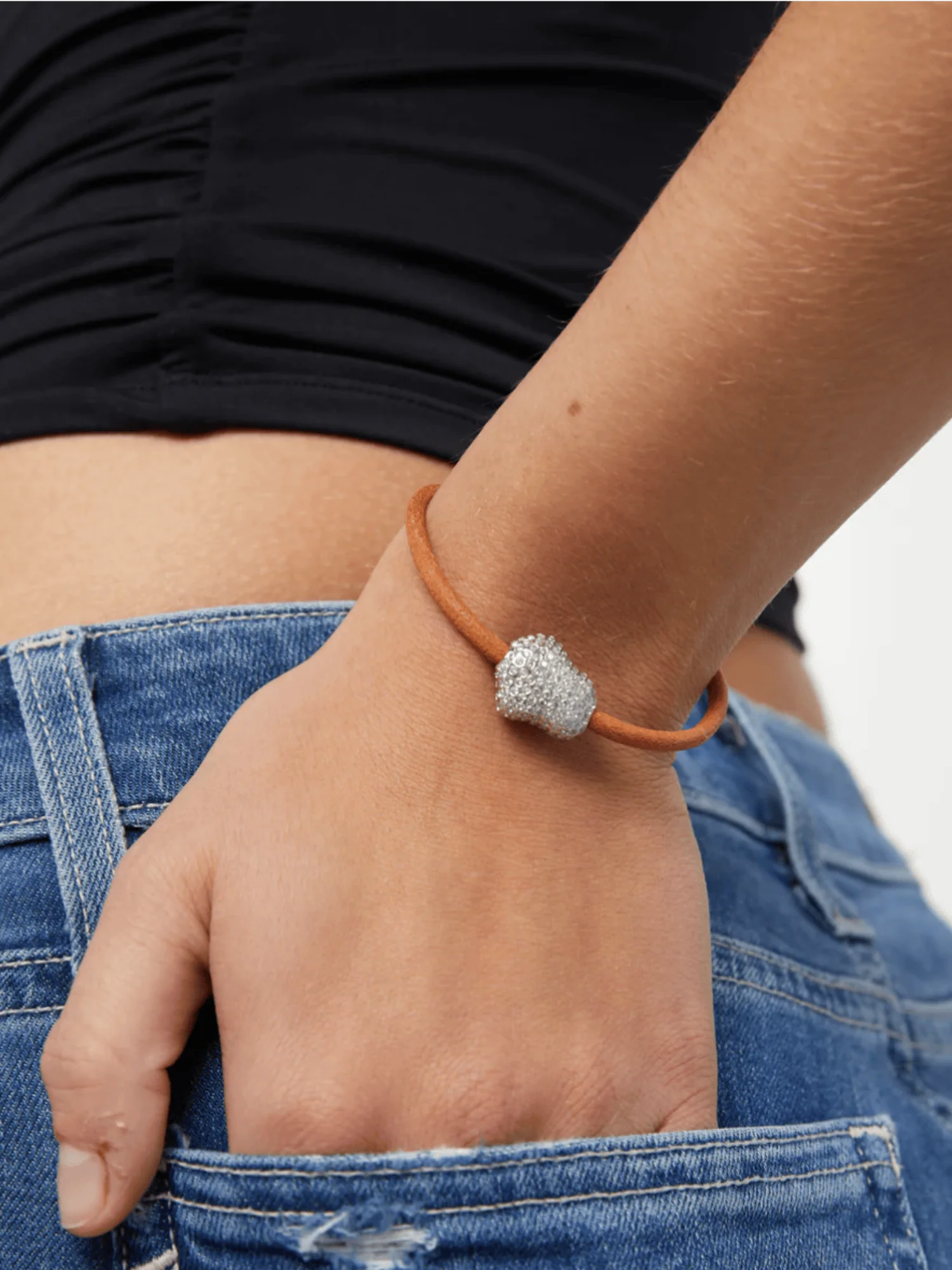 Boho Bling Cord Bracelet - Image 2
