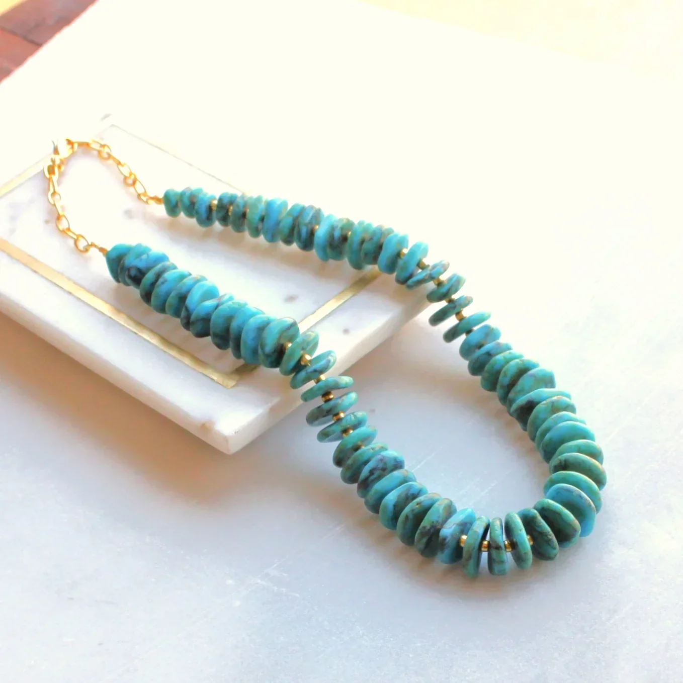 Canyon Water Turquoise Necklace - Image 2