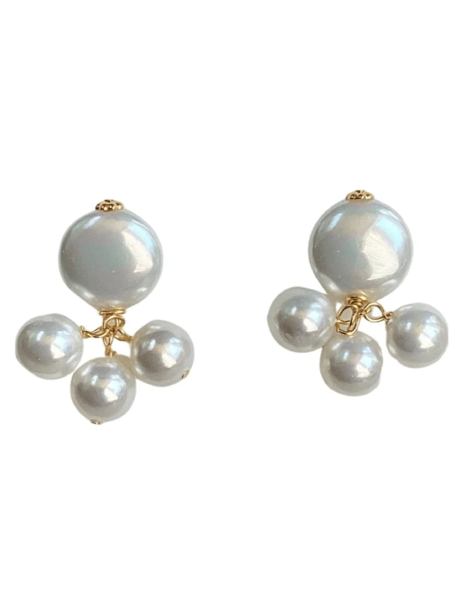 Caspian Earrings in Grey