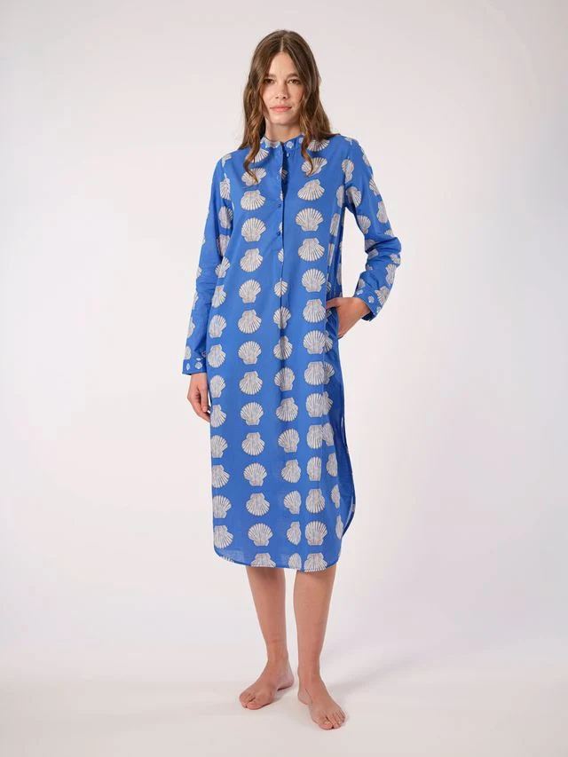 Cedar Kaftan in Blue Shells - Image 3