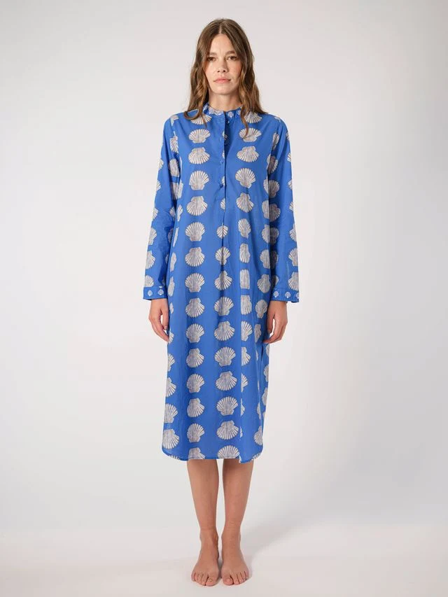 Cedar Kaftan in Blue Shells - Image 4