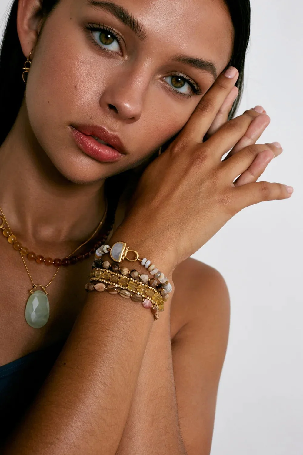 Taos Wrap Bracelet in Pink Mix - Image 3
