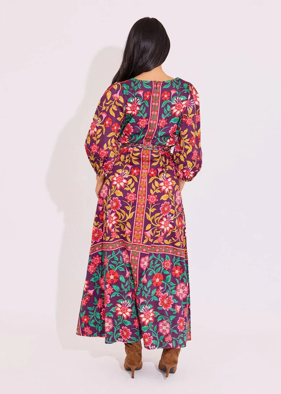 Clover Dress in Medieval Floral - Image 5