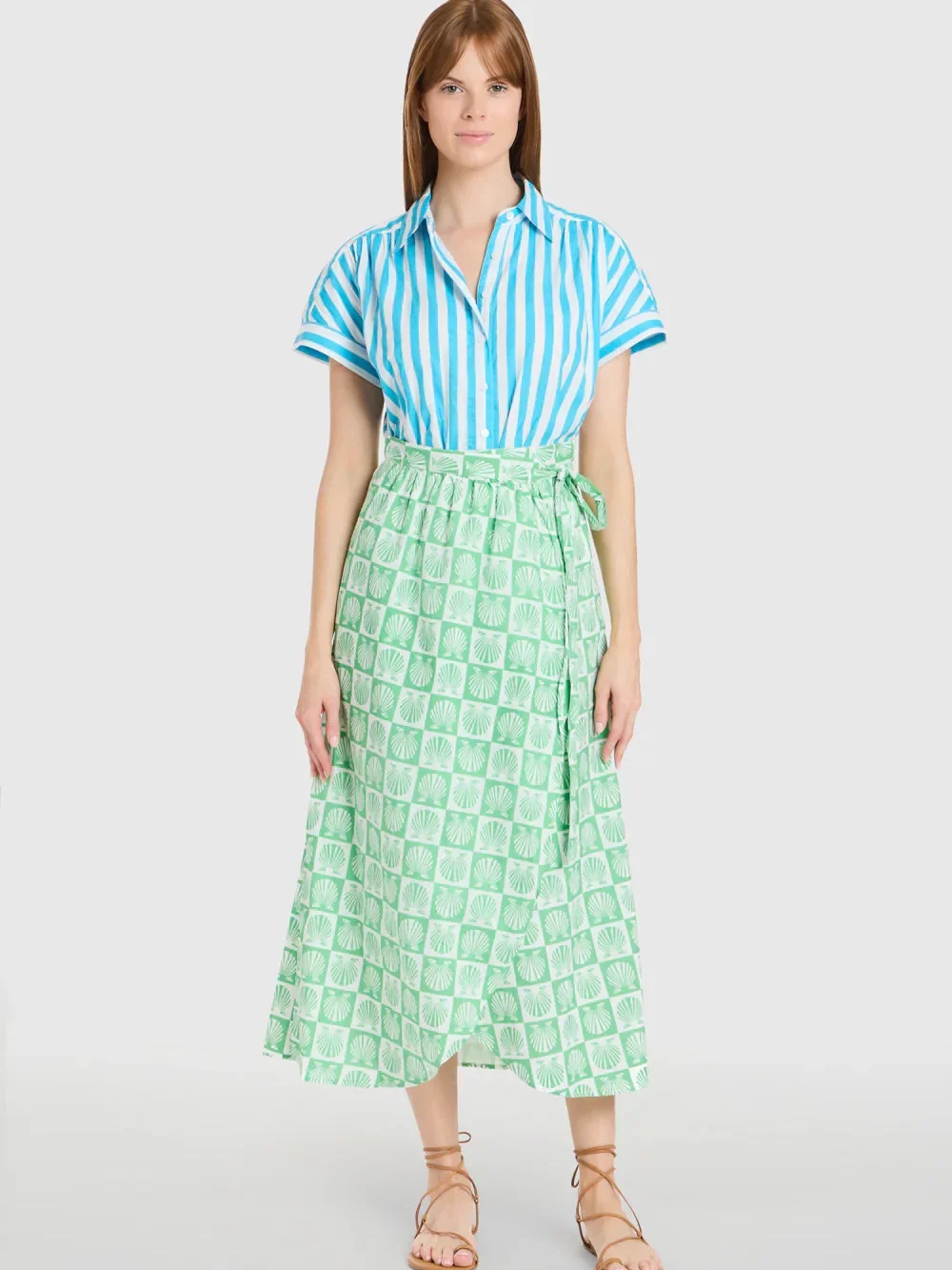 Coast Dress in Seaside Stripes