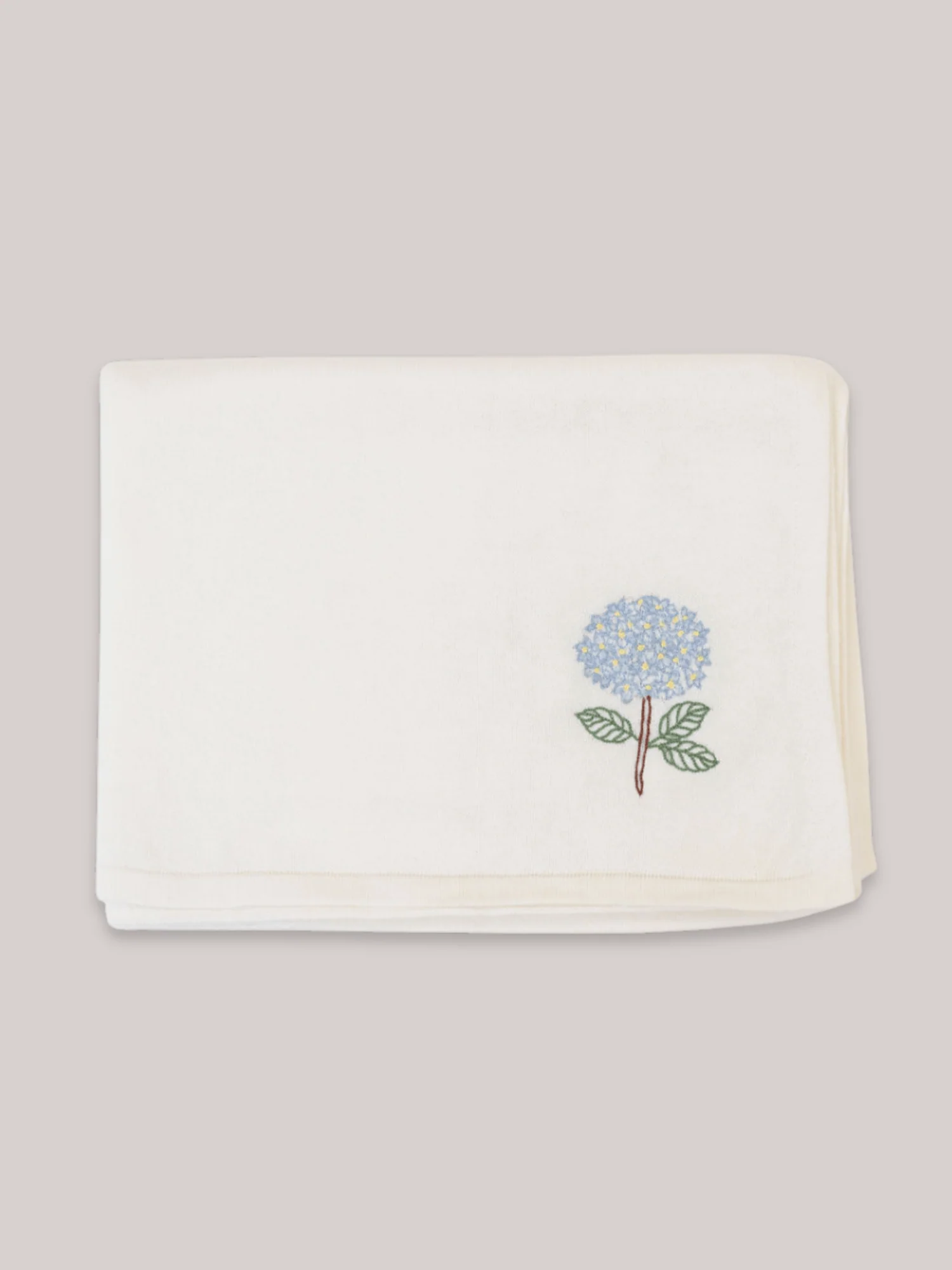 Cotton Cashmere Wrap in White - Image 5