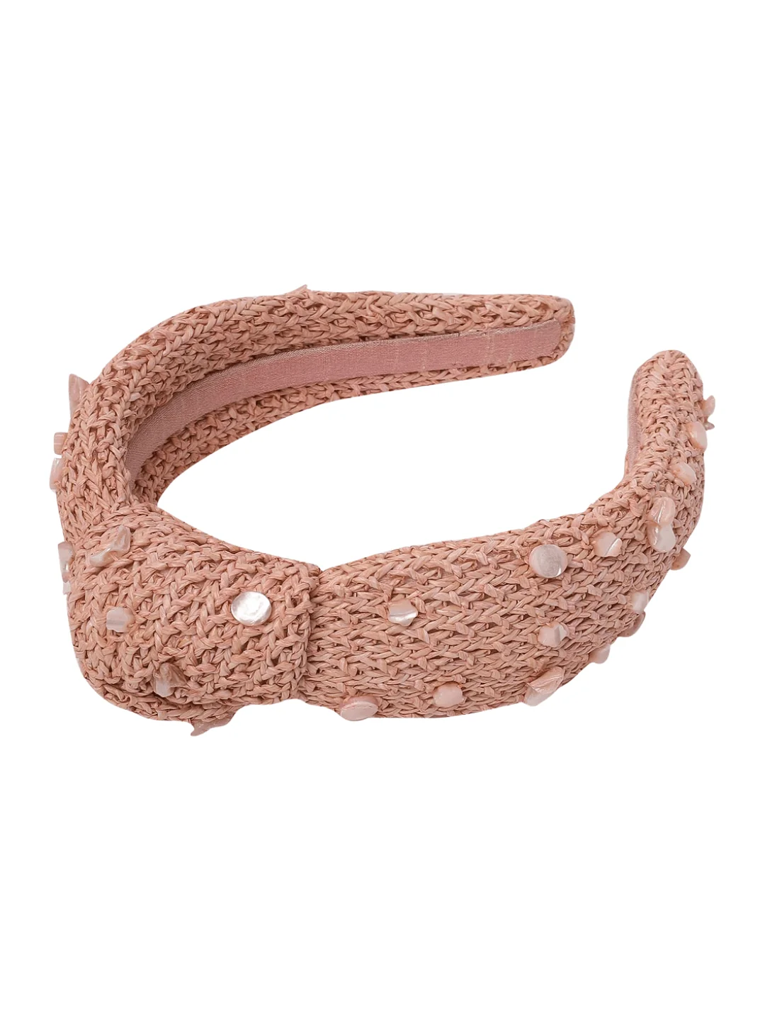Alba Pearl Headband in Pink
