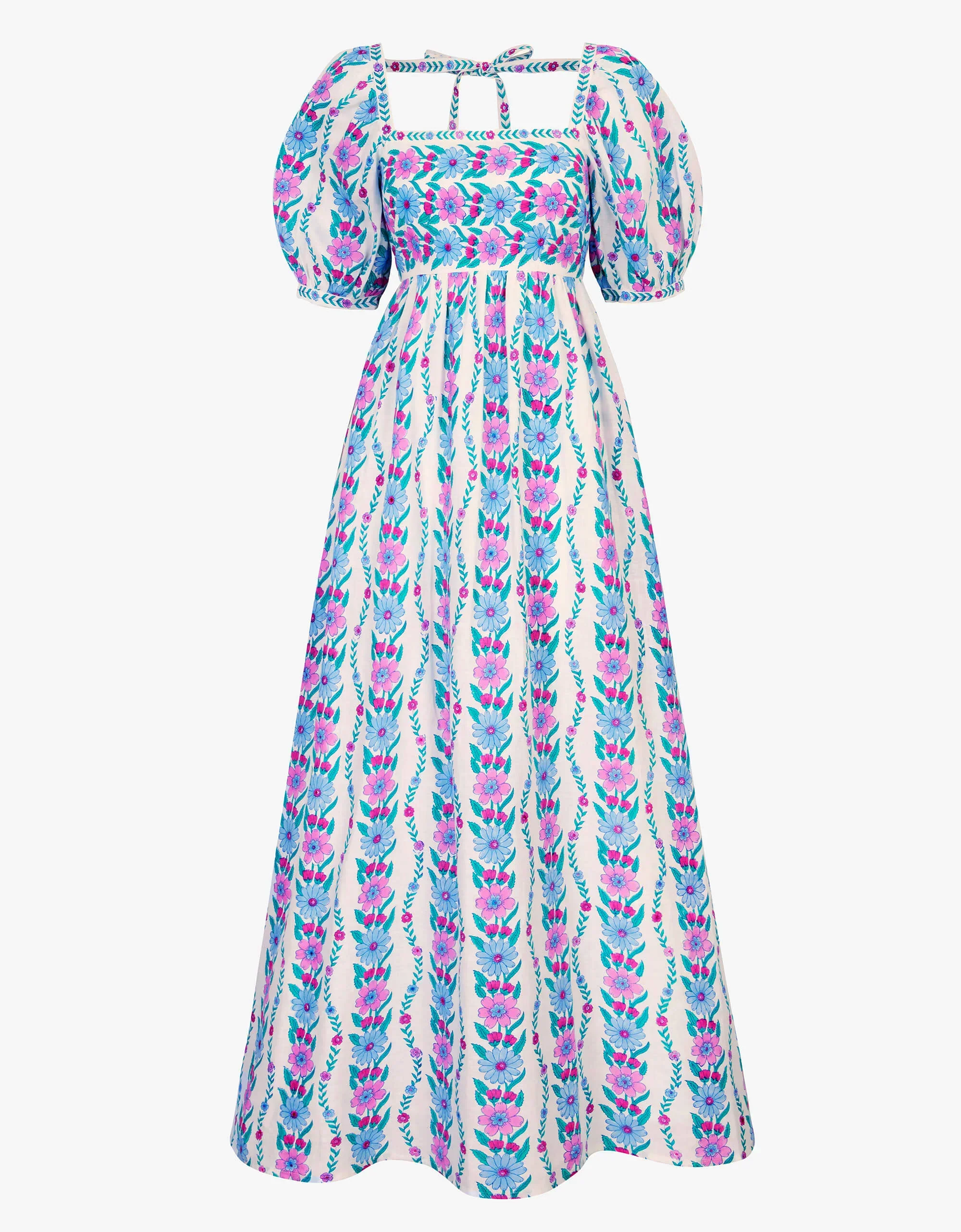 Elizabeth Dress in Orchid Border - Image 4
