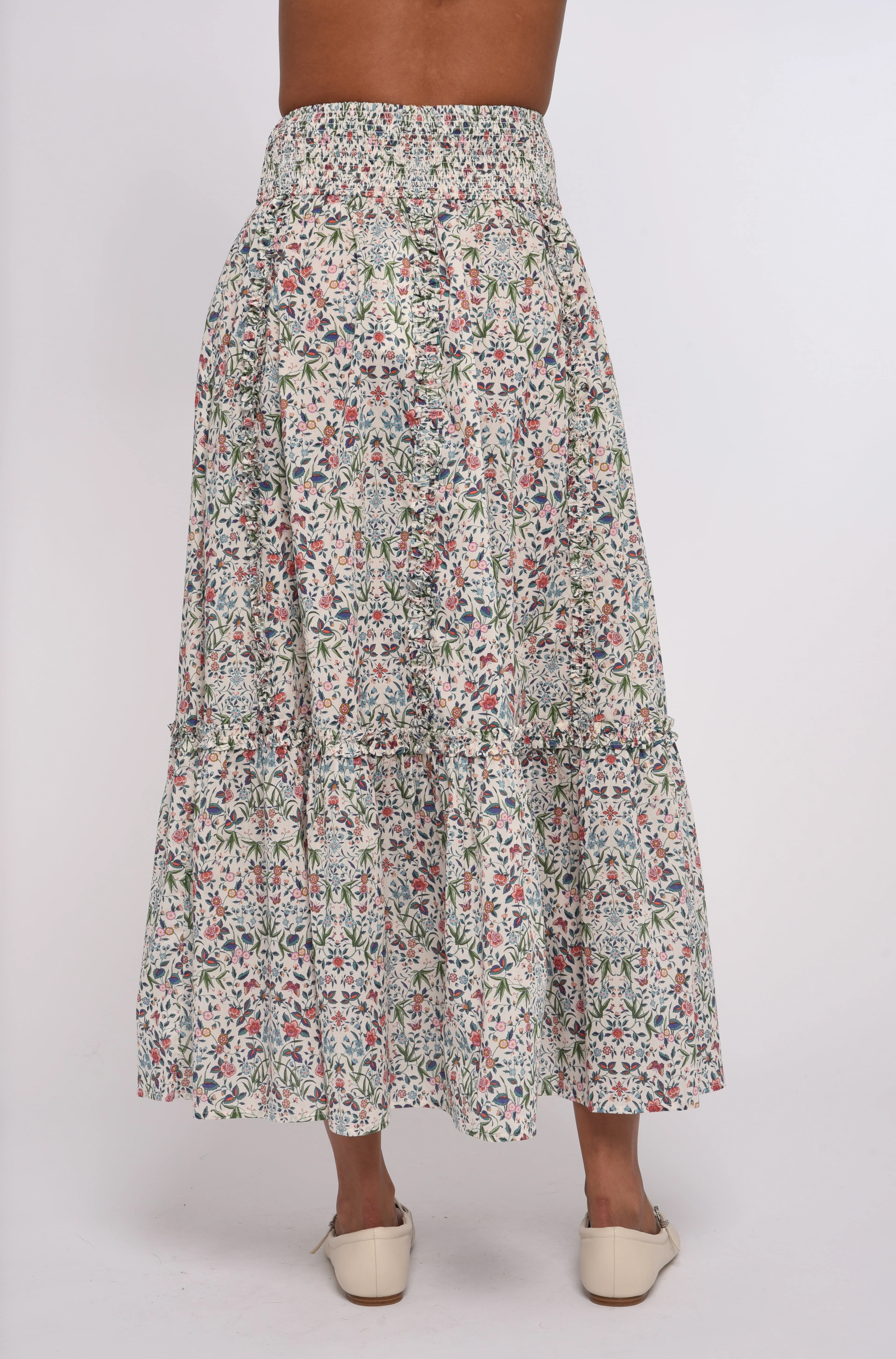 Elowen Skirt in Tapestry Liberty Print - Image 3
