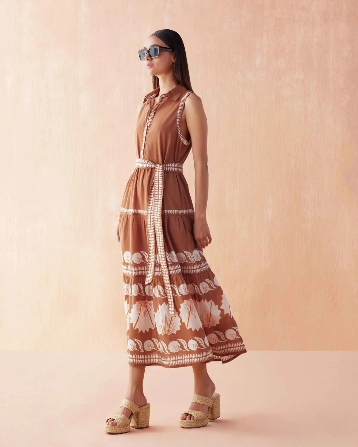 Emeline Maxi in Marla Cardamom - Image 2