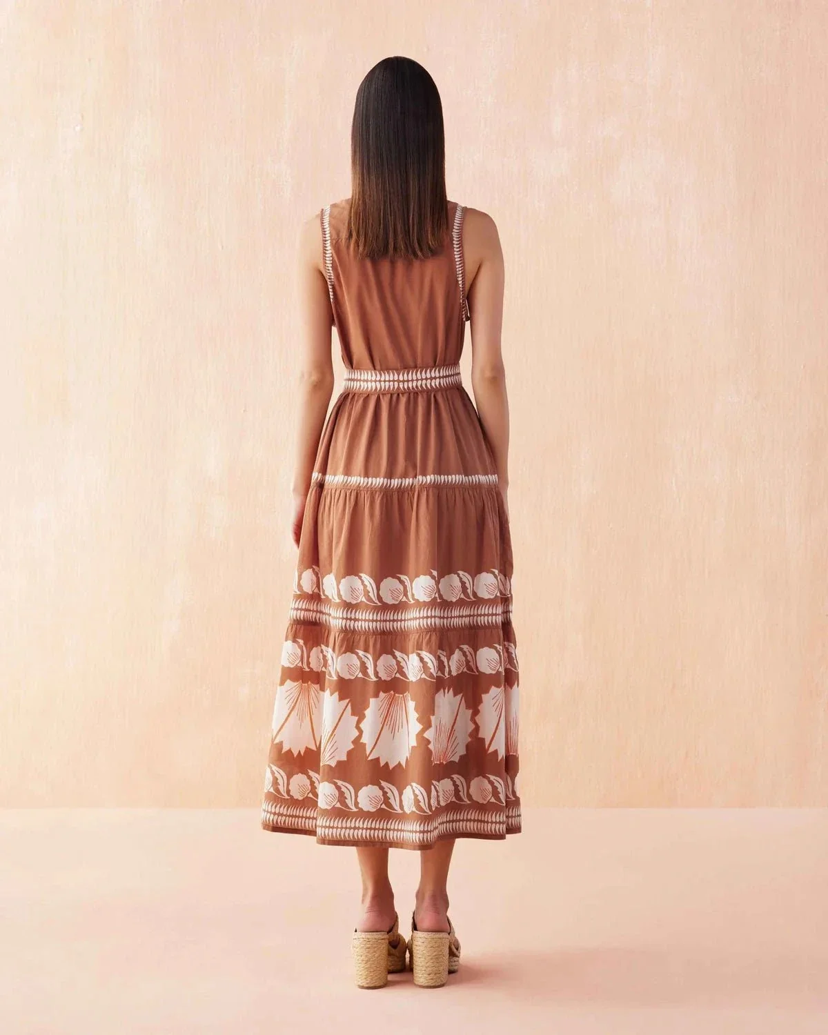 Emeline Maxi in Marla Cardamom - Image 3