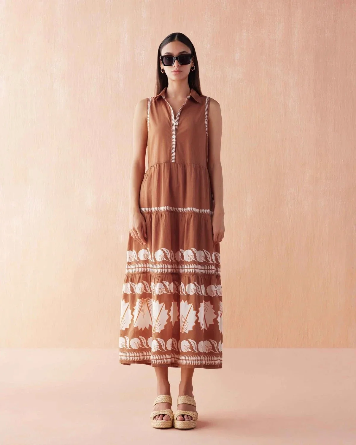 Emeline Maxi in Marla Cardamom - Image 4