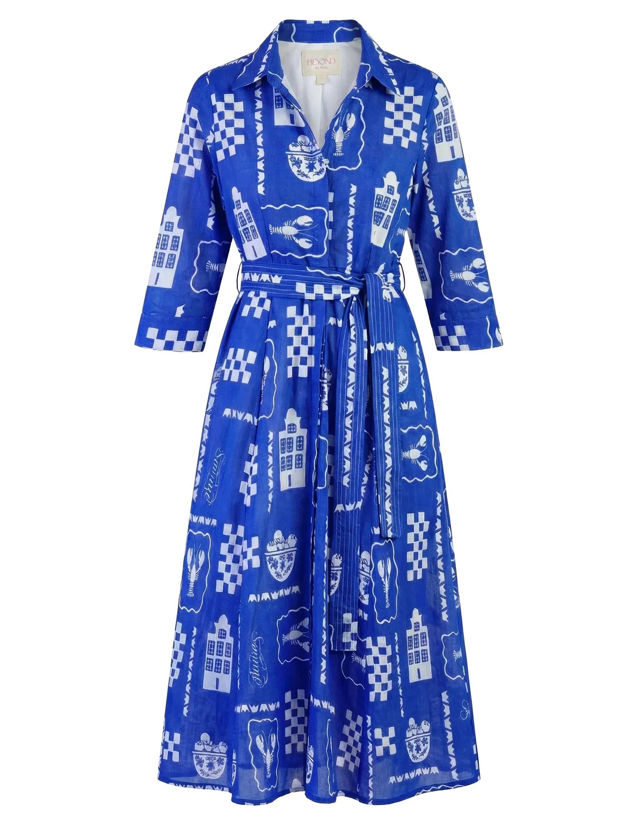 Emily Dress in Sverige Indigo - Image 7