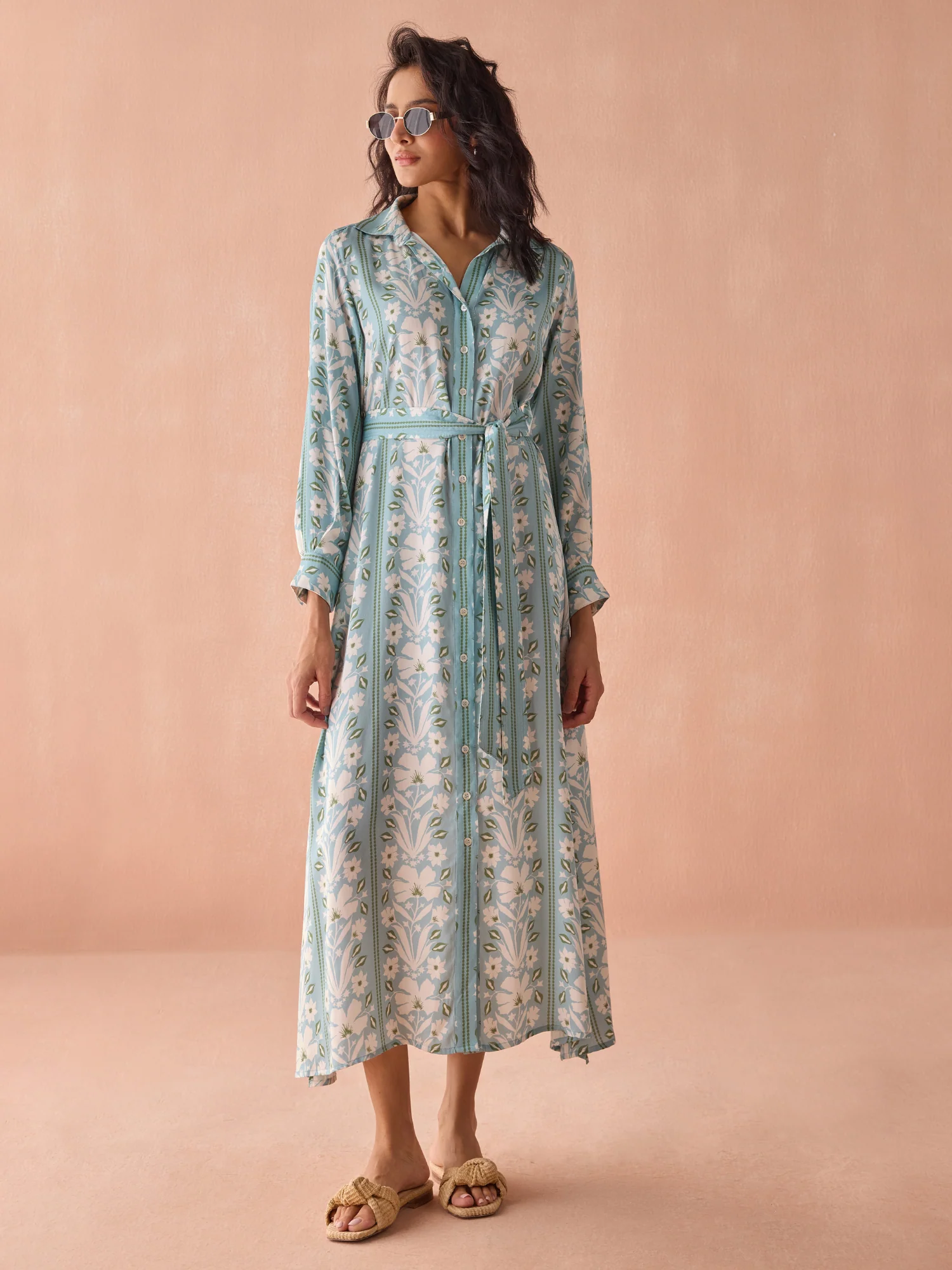 Emma Maxi Dress in Aubrie Seafoam