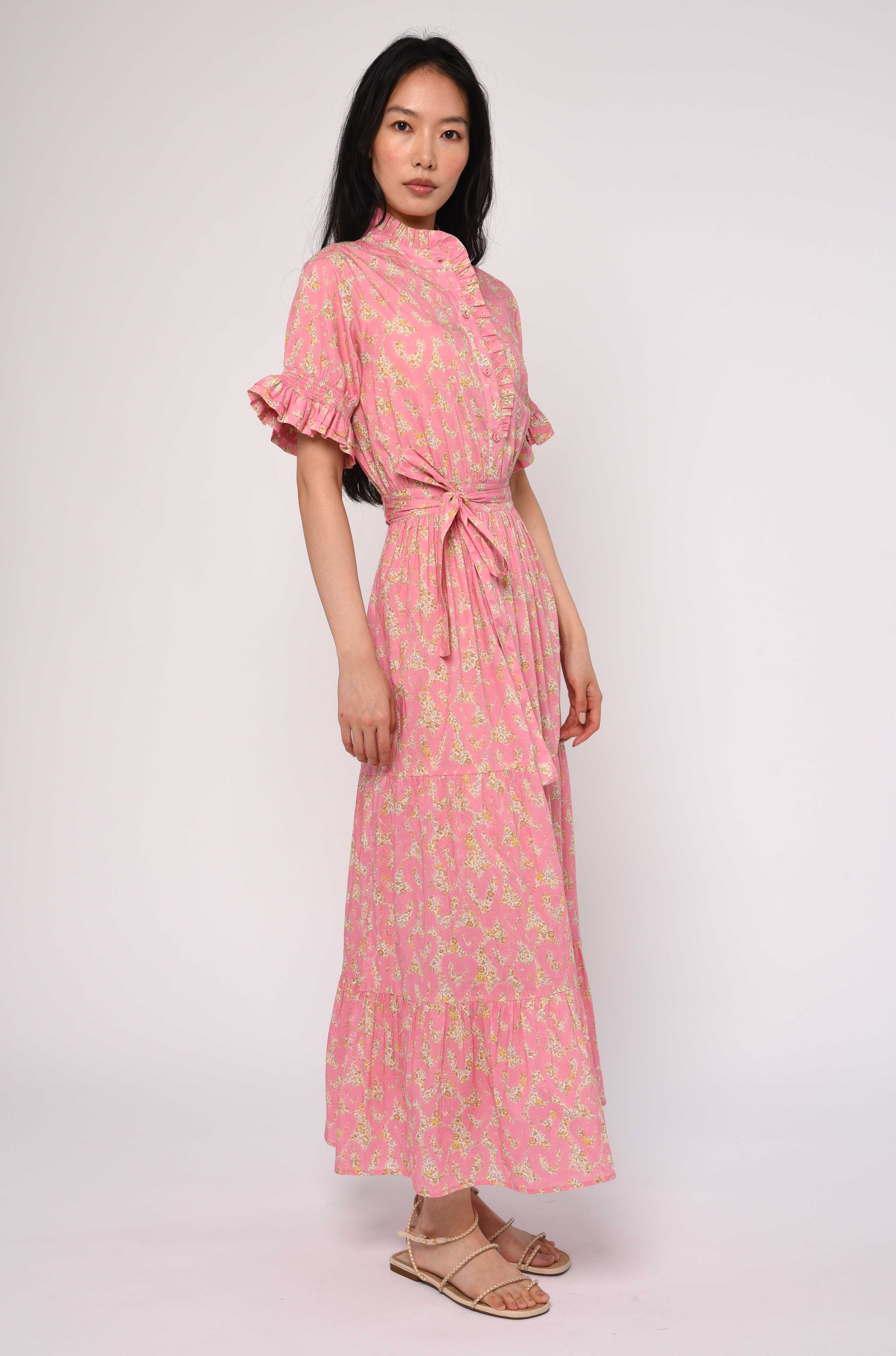 Emma Midi Dress in Love Emma & Georgina Liberty Print - Image 5