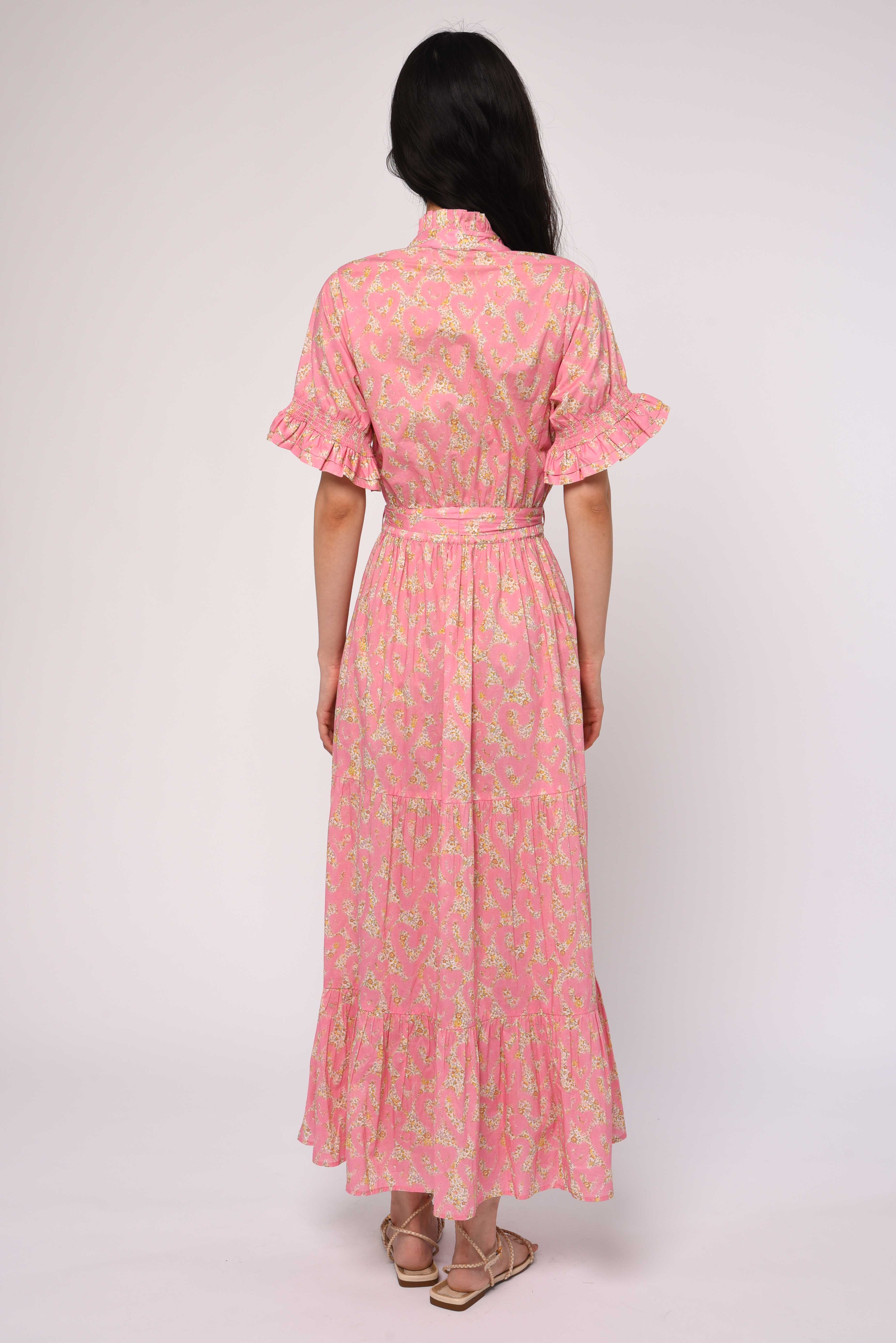 Emma Midi Dress in Love Emma & Georgina Liberty Print - Image 6