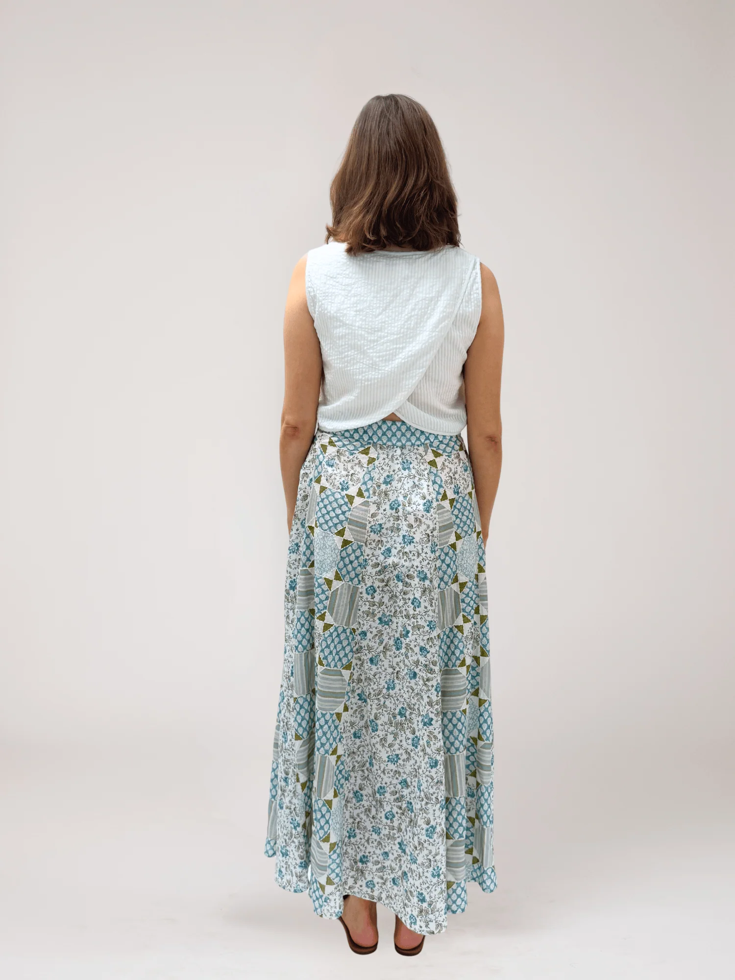 Enid Skirt in Blue - Image 3