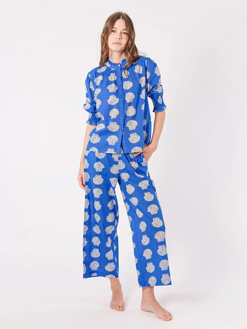 Fennel Pants in Blue Shells - Image 6