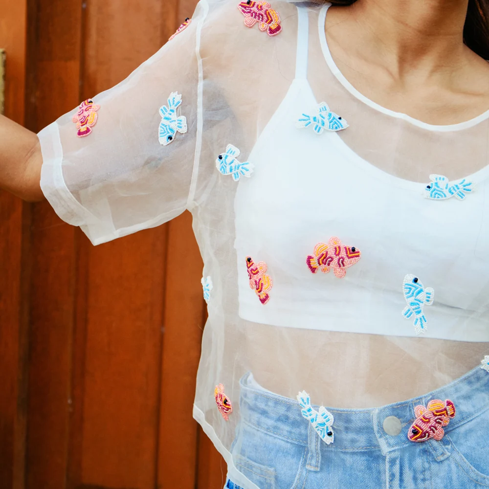 Fish Organza Top - Image 2