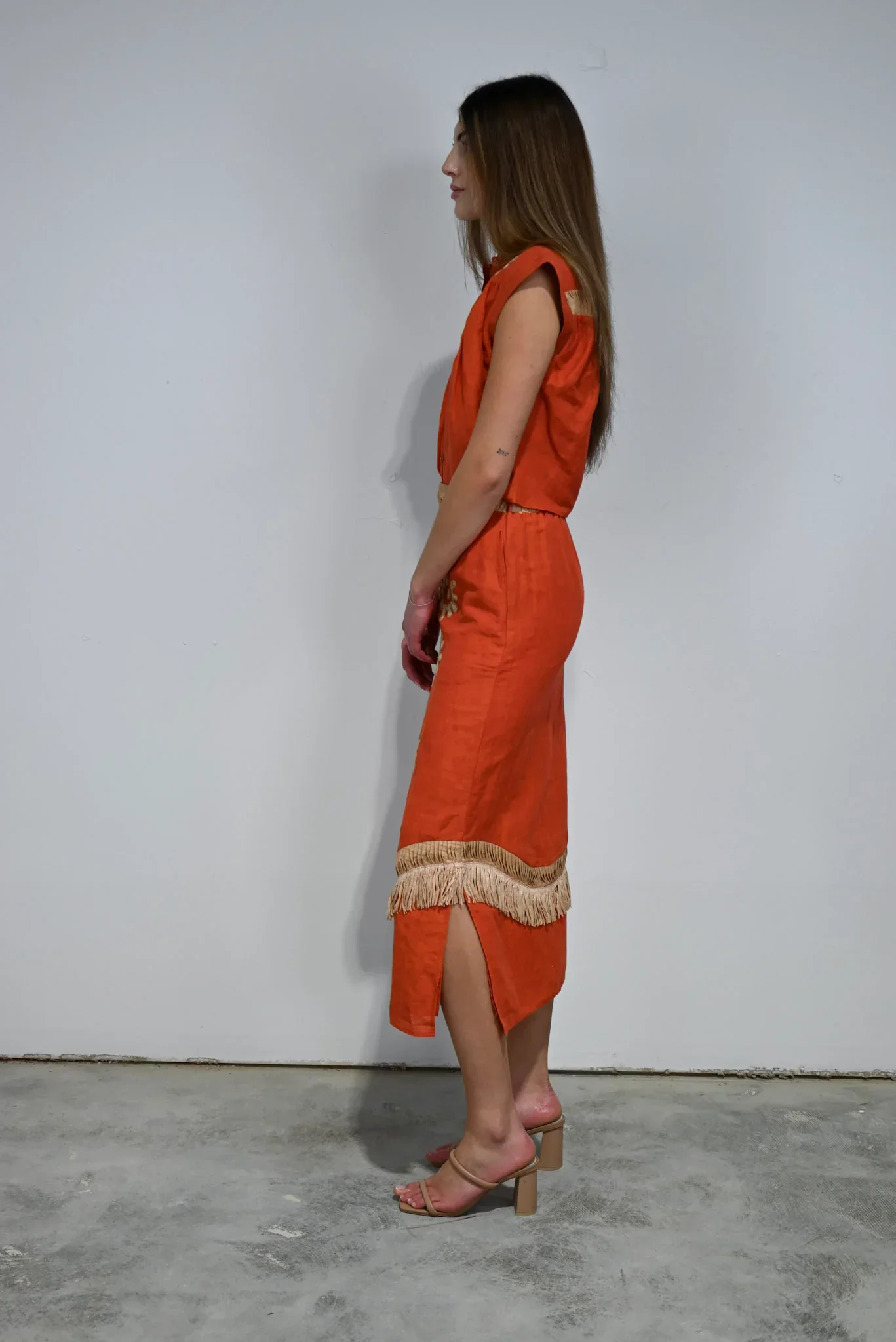 Florentine Skirt in Oaxaca Raffia - Image 3