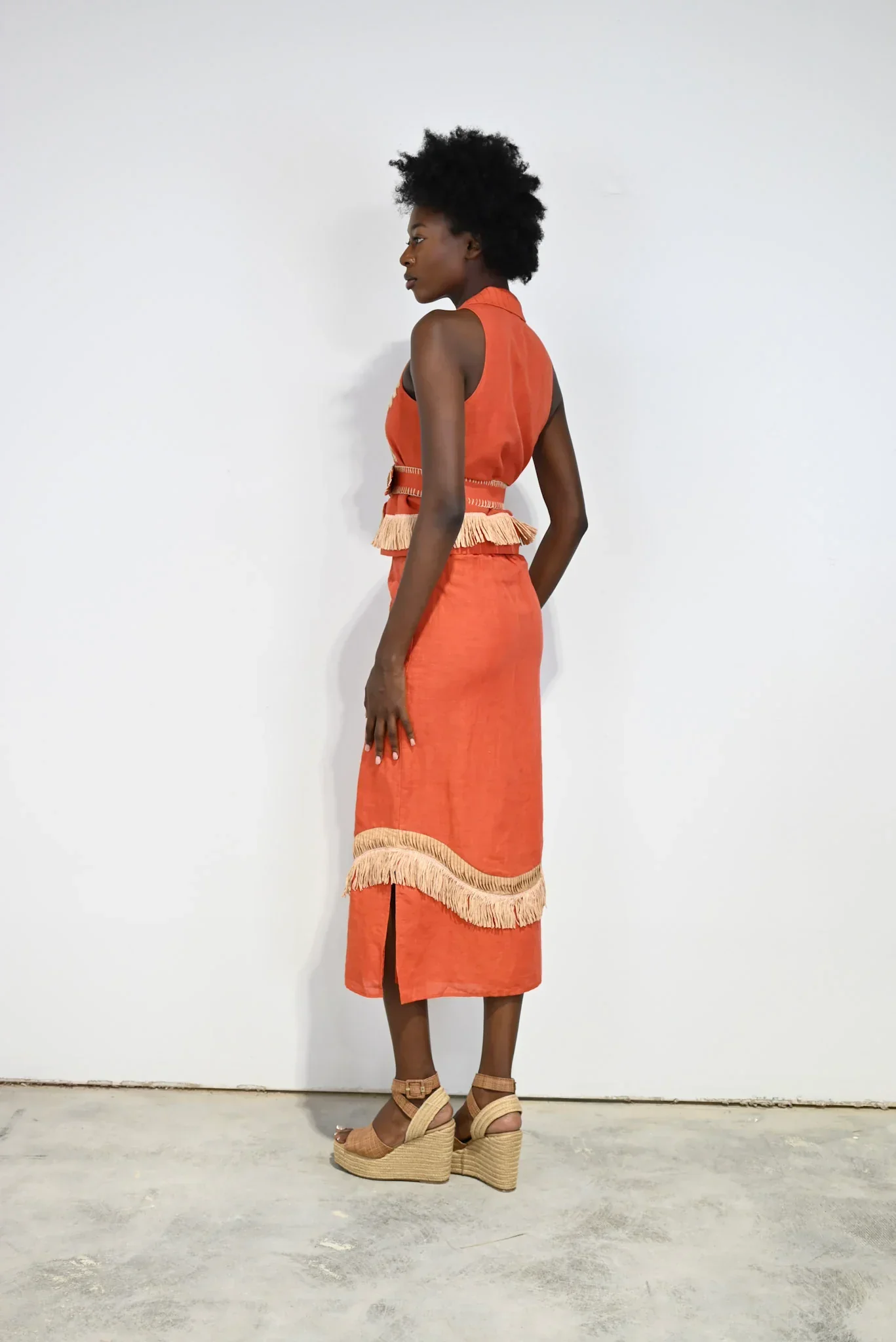 Florentine Skirt in Oaxaca Raffia - Image 5