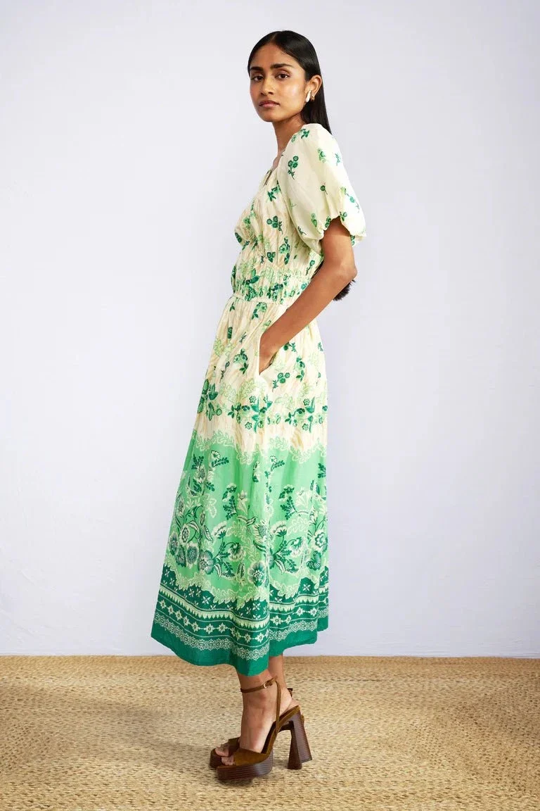 Francesca Dress in Wanderlust Jade - Image 4