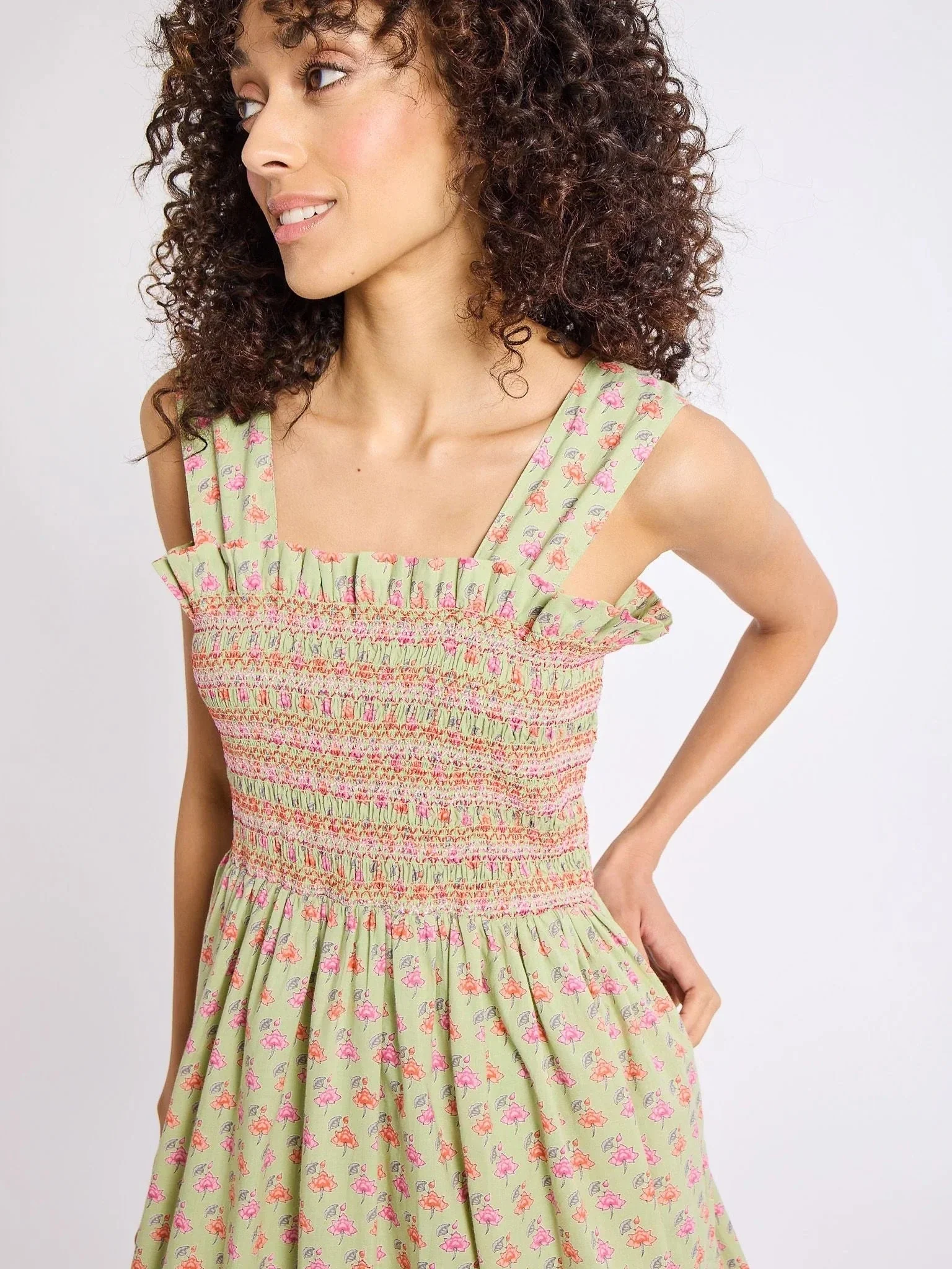 Garden Dress in Tulip Print - Image 2
