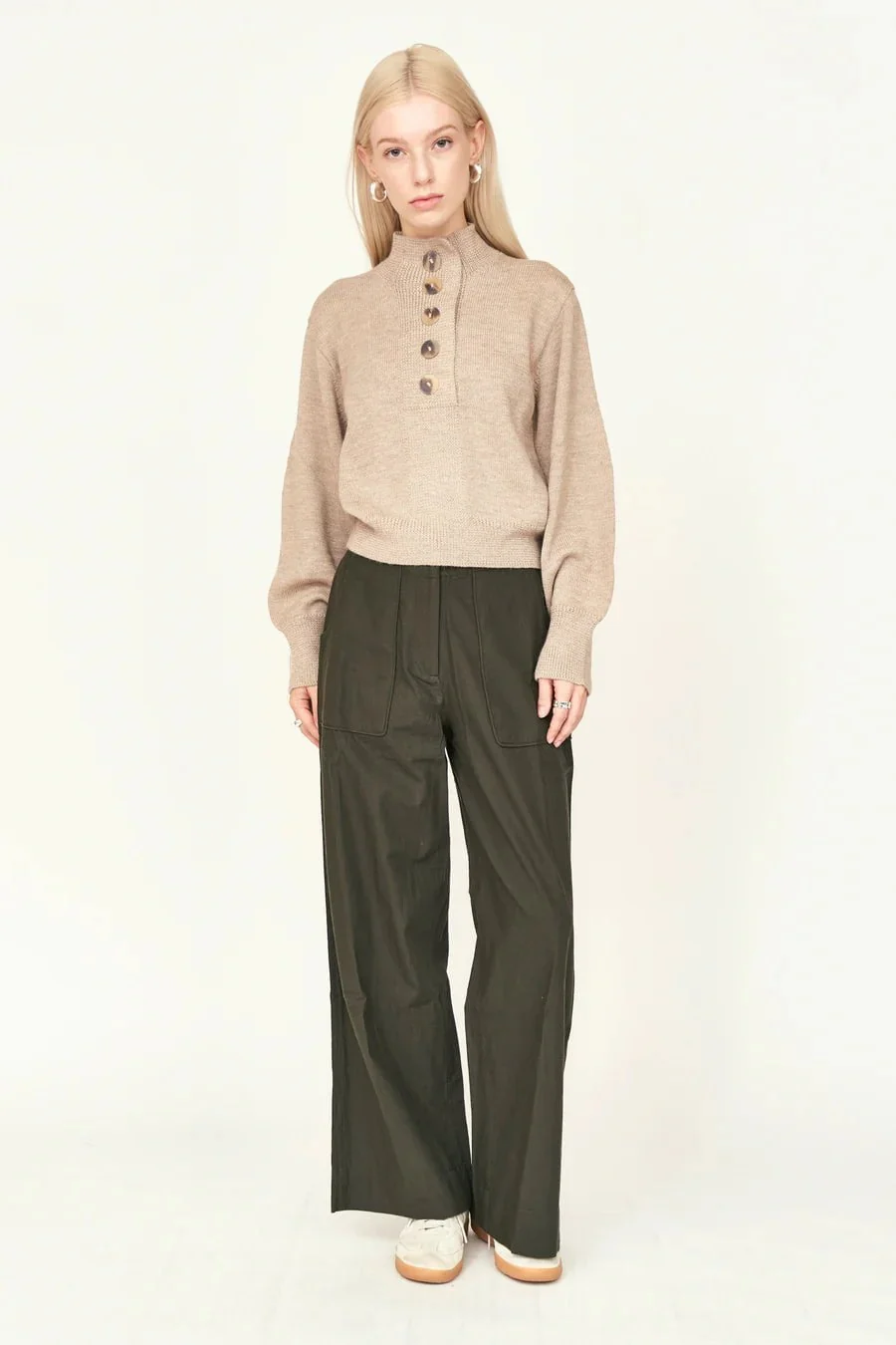 Ghent Sweater in Oatmeal - Image 4