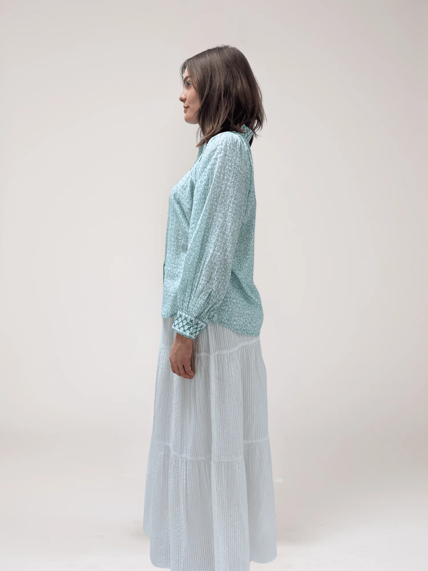 Gladys Blouse in Blue - Image 2