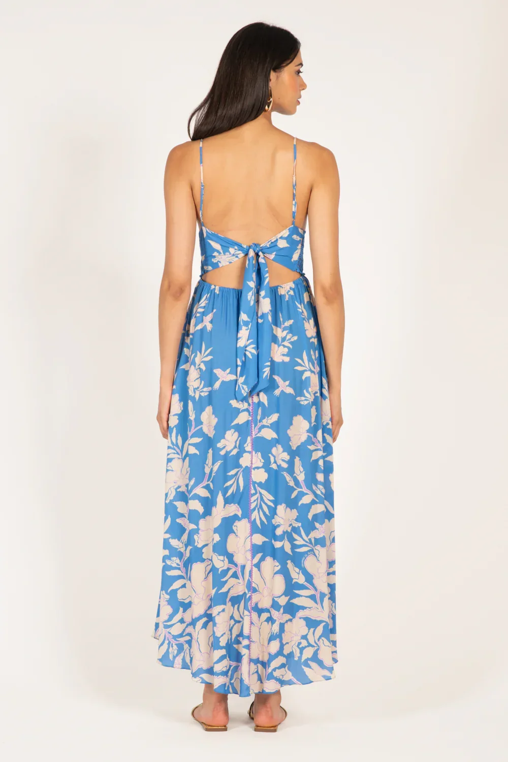 Havana Dress in Blue Palm Beach - Image 6