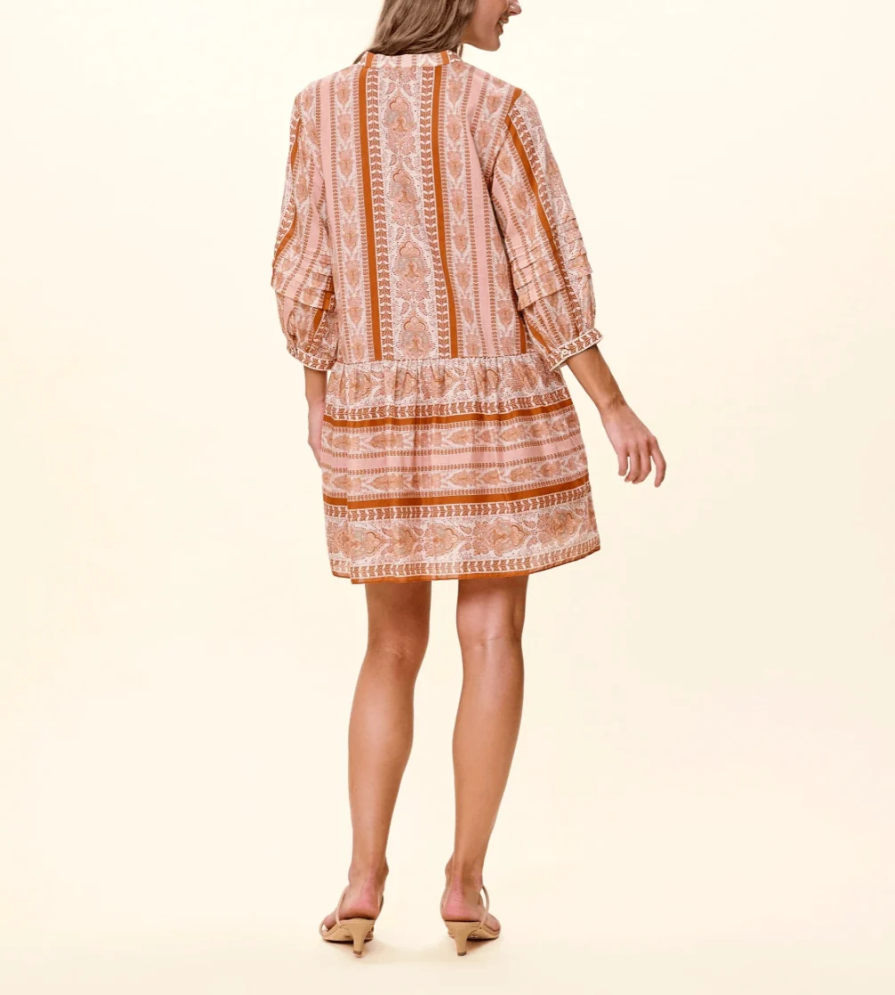 Ines Mini Dress in Miramar Print - Image 3