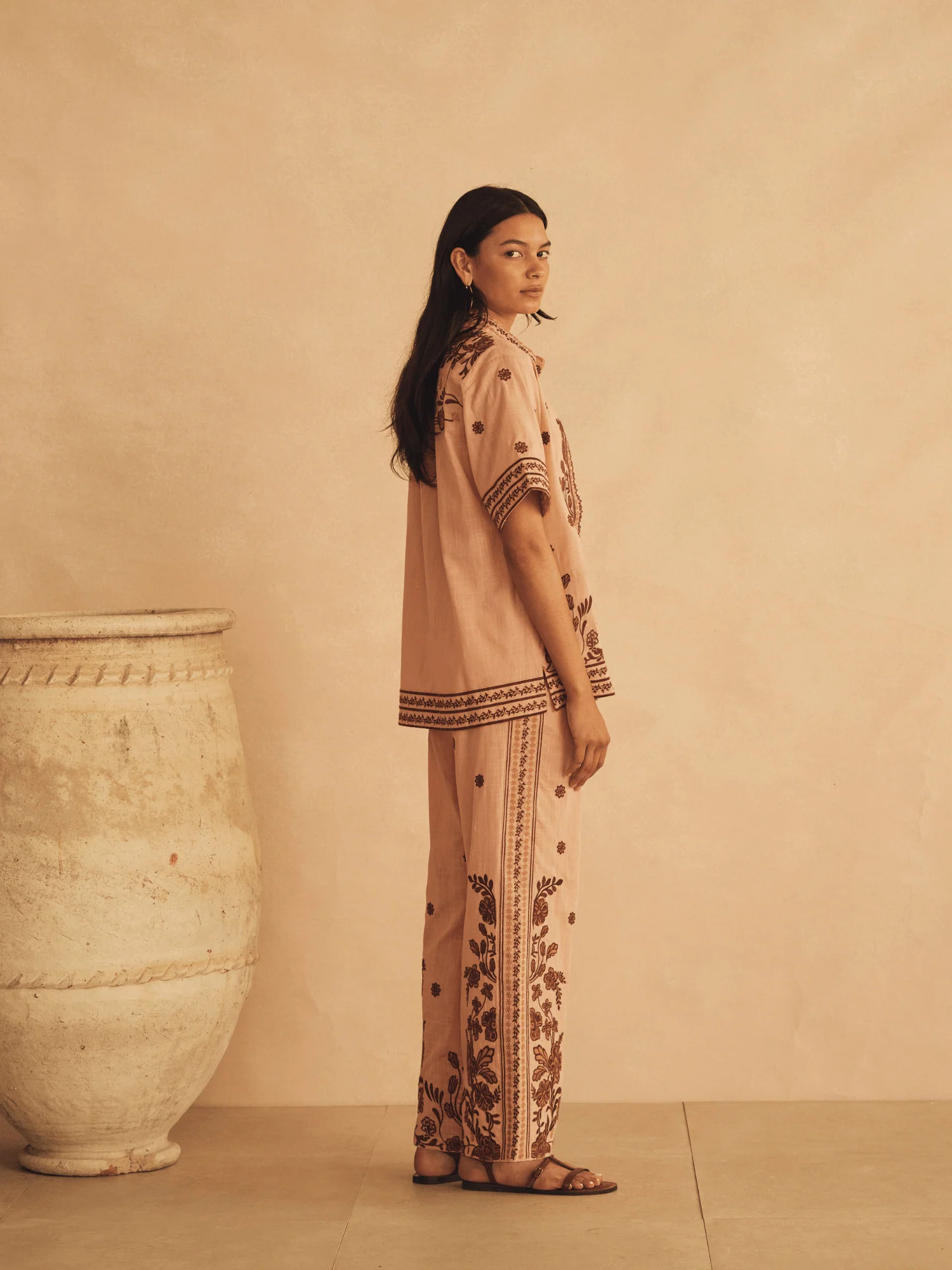 Straight Leg Pant Infiorata Embroidered - Image 6