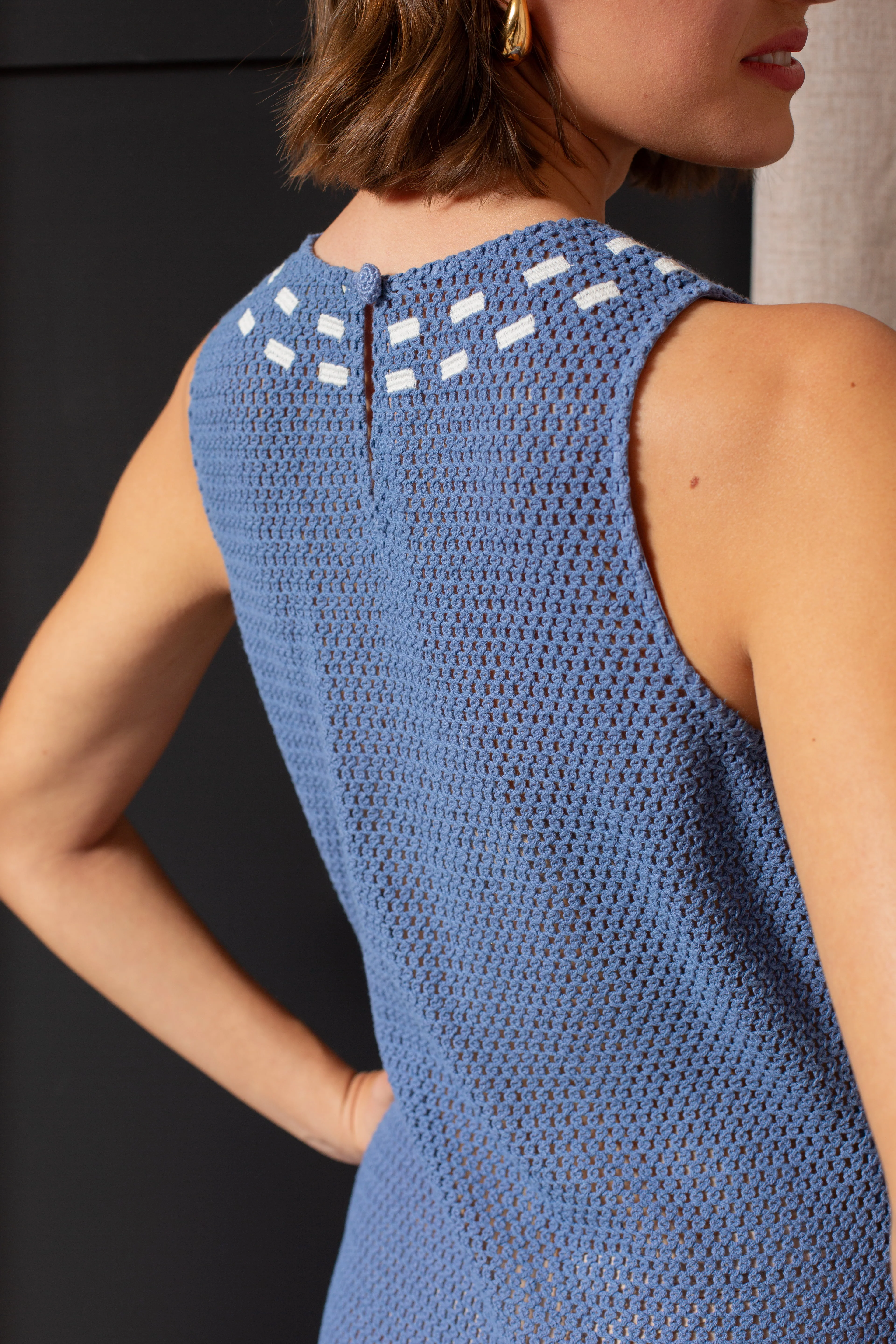 Isla Midi Dress in Royal - Image 4