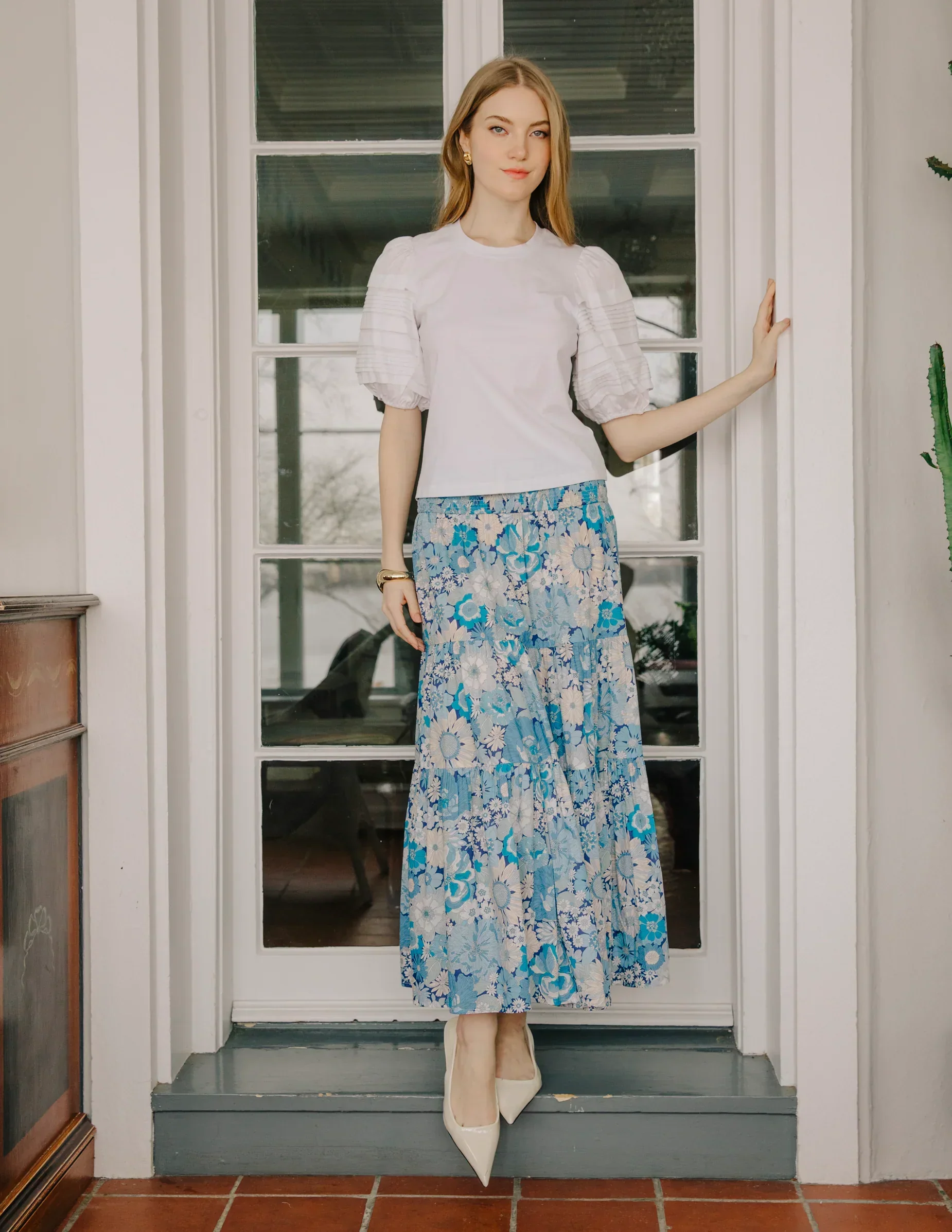 Izzy Skirt in Summers in the Sun Liberty Print - Image 3
