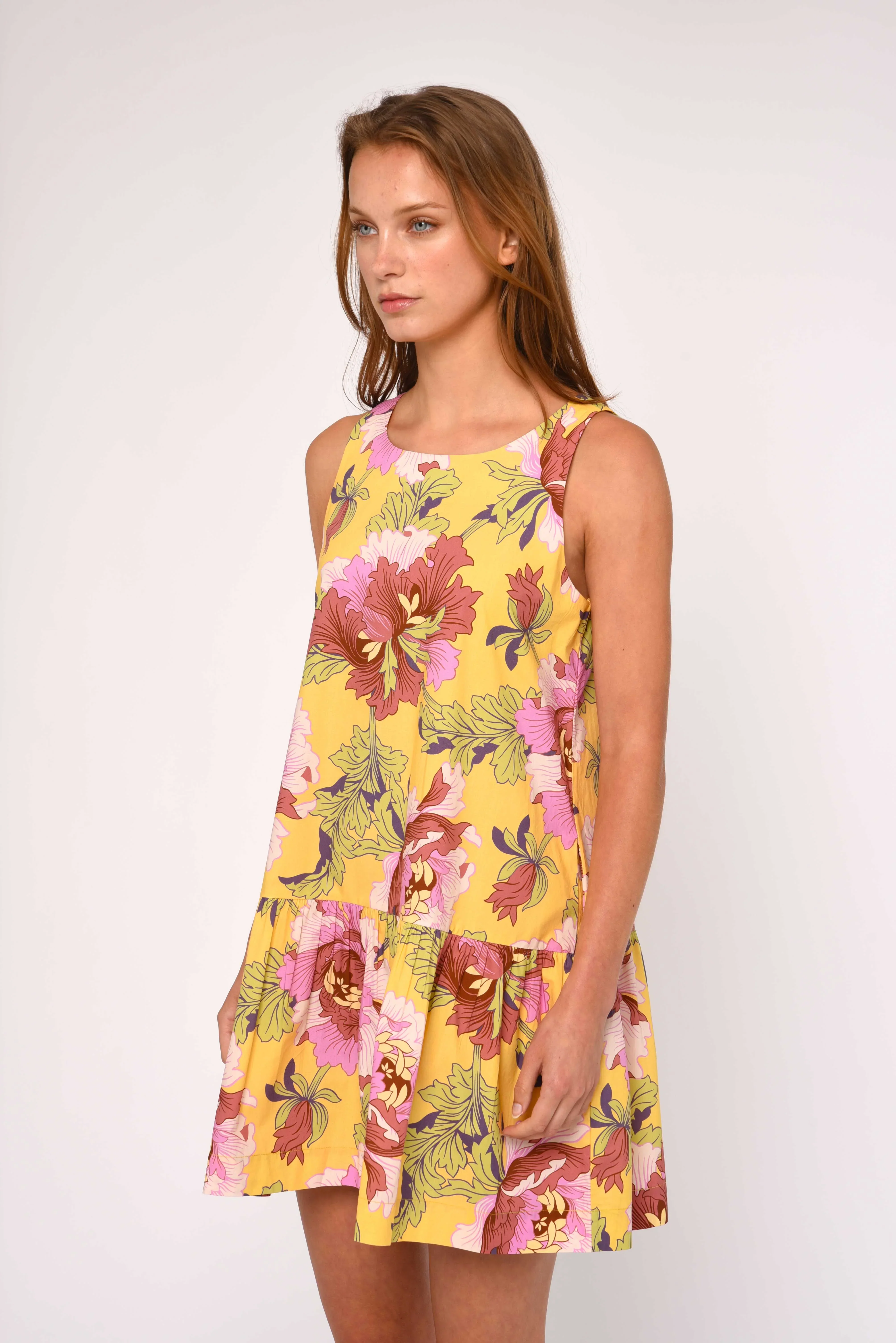 Jasmyn Mini Dress in Modern Dandy Liberty Print - Image 2