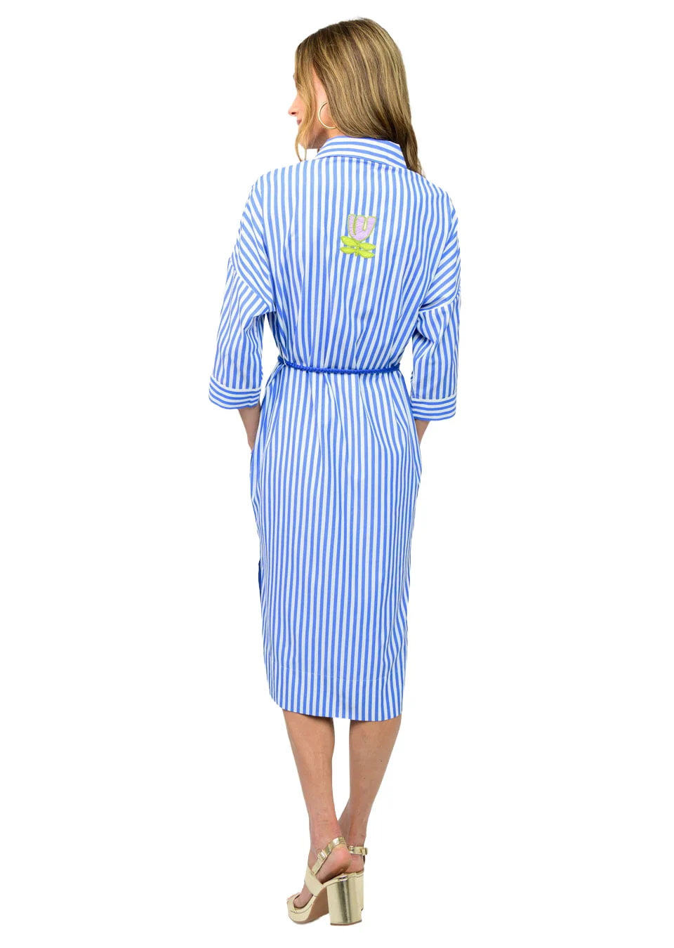 Joan Dress in Stripe - Image 4