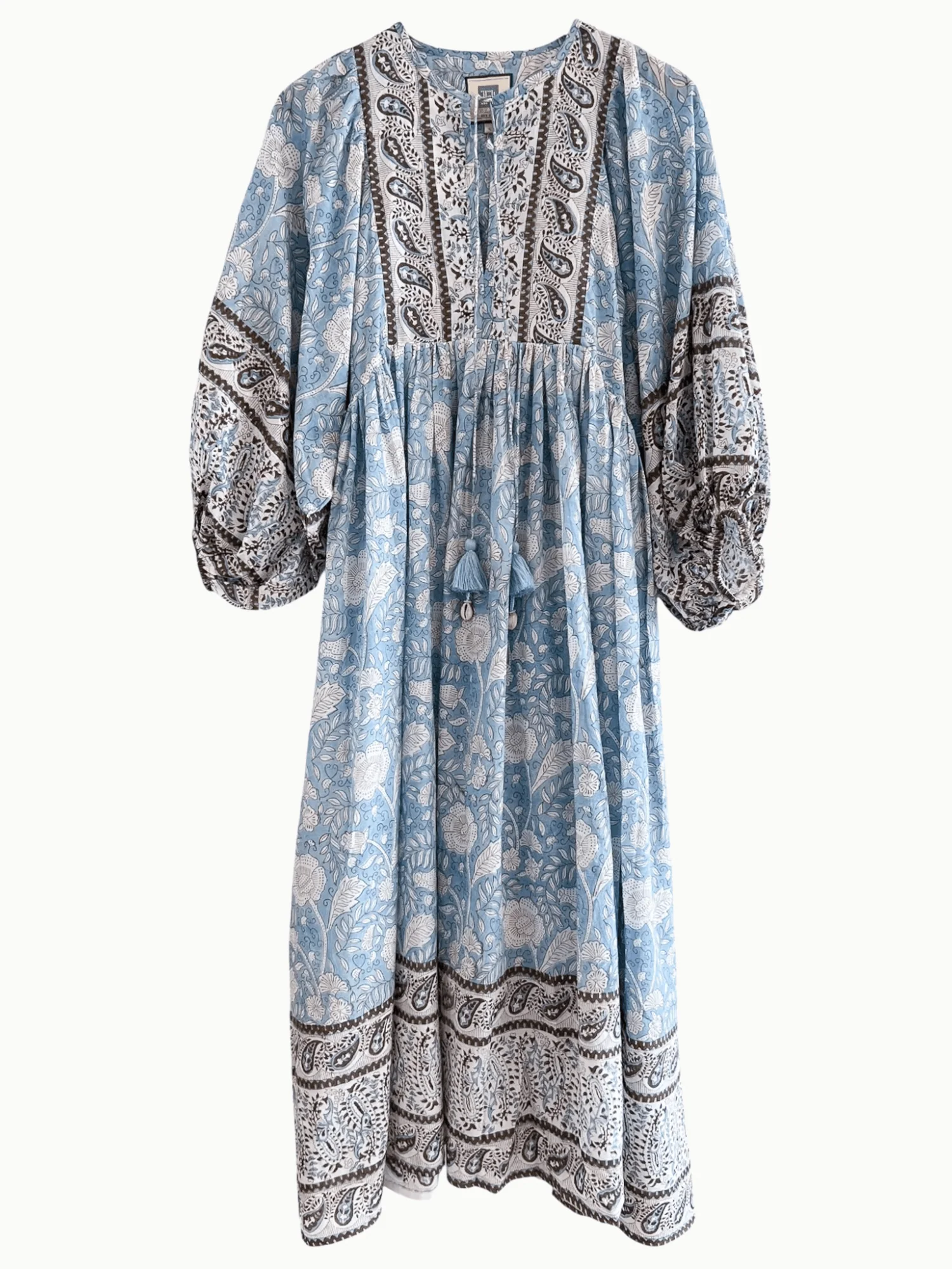 Sylvie Cotton Maxi Tunic Dress - Image 8