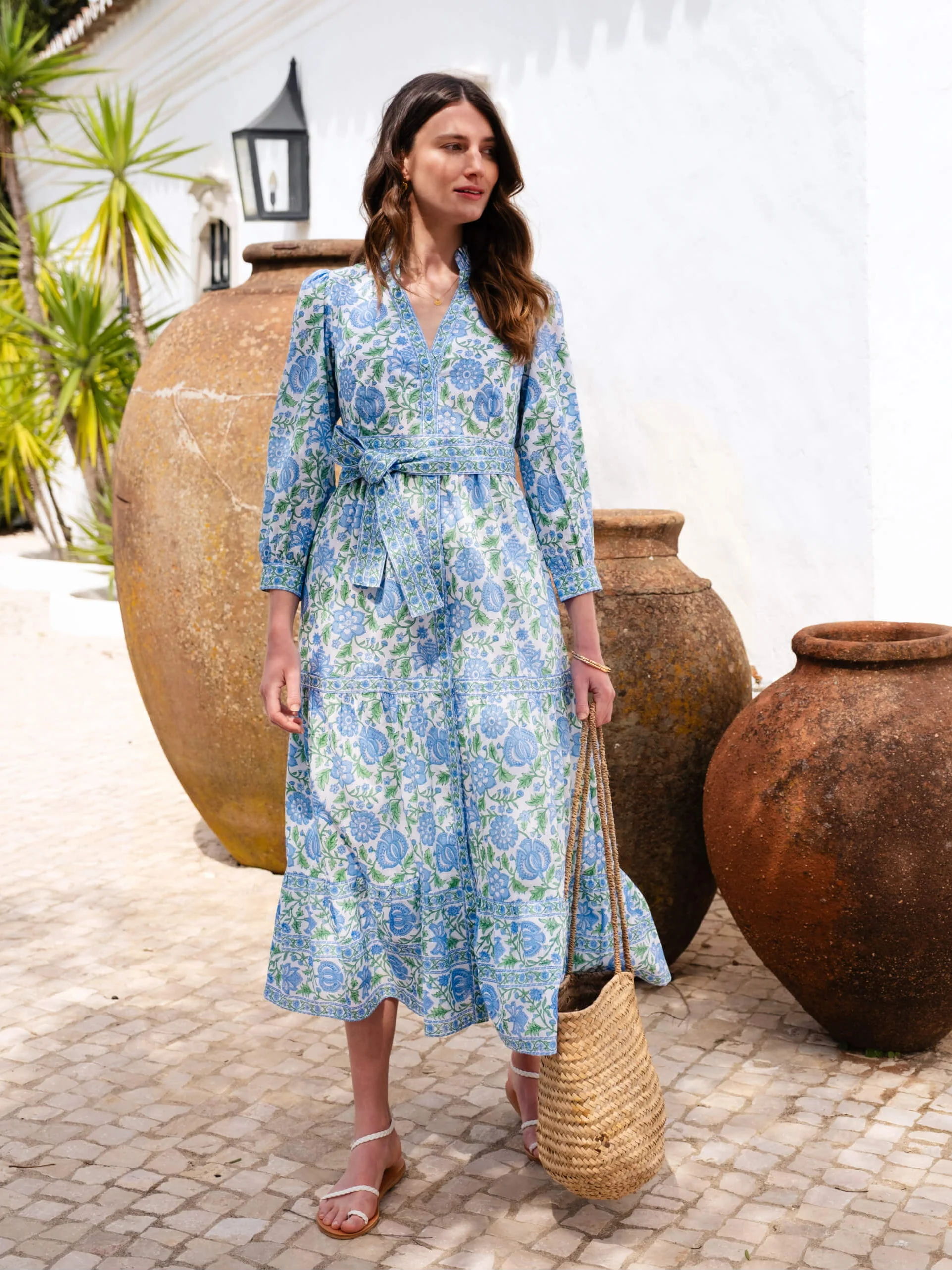 Kerala Dress in Meadow Chintz